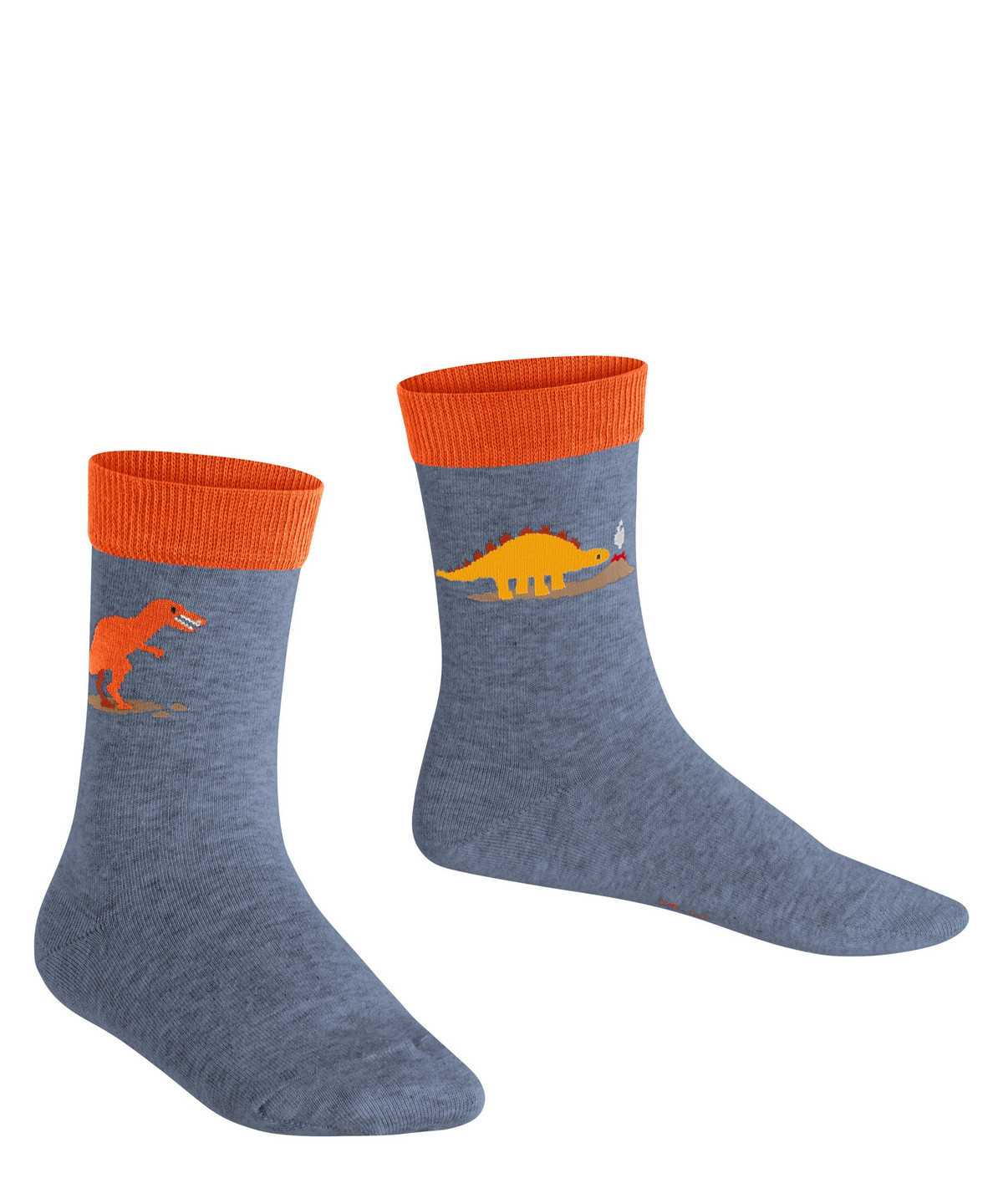 Kids' Falke Dinosaurs Socks Socks Blue | IAOFYU640