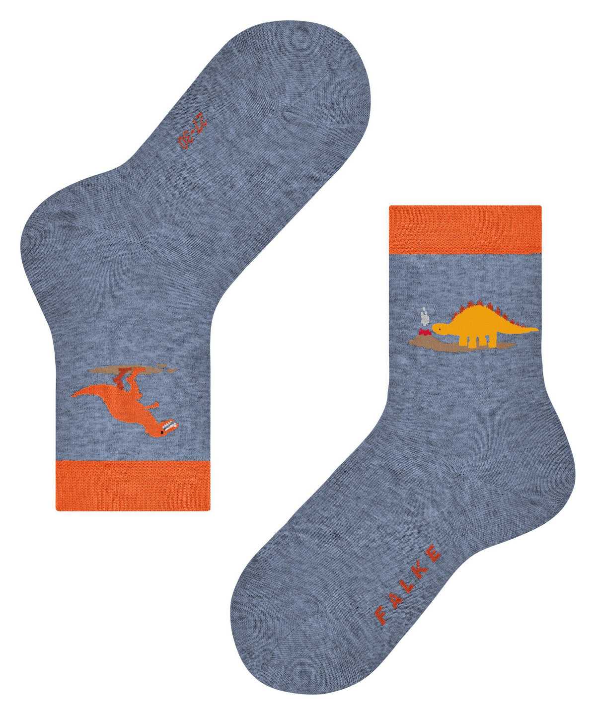 Kids' Falke Dinosaurs Socks Socks Blue | IAOFYU640