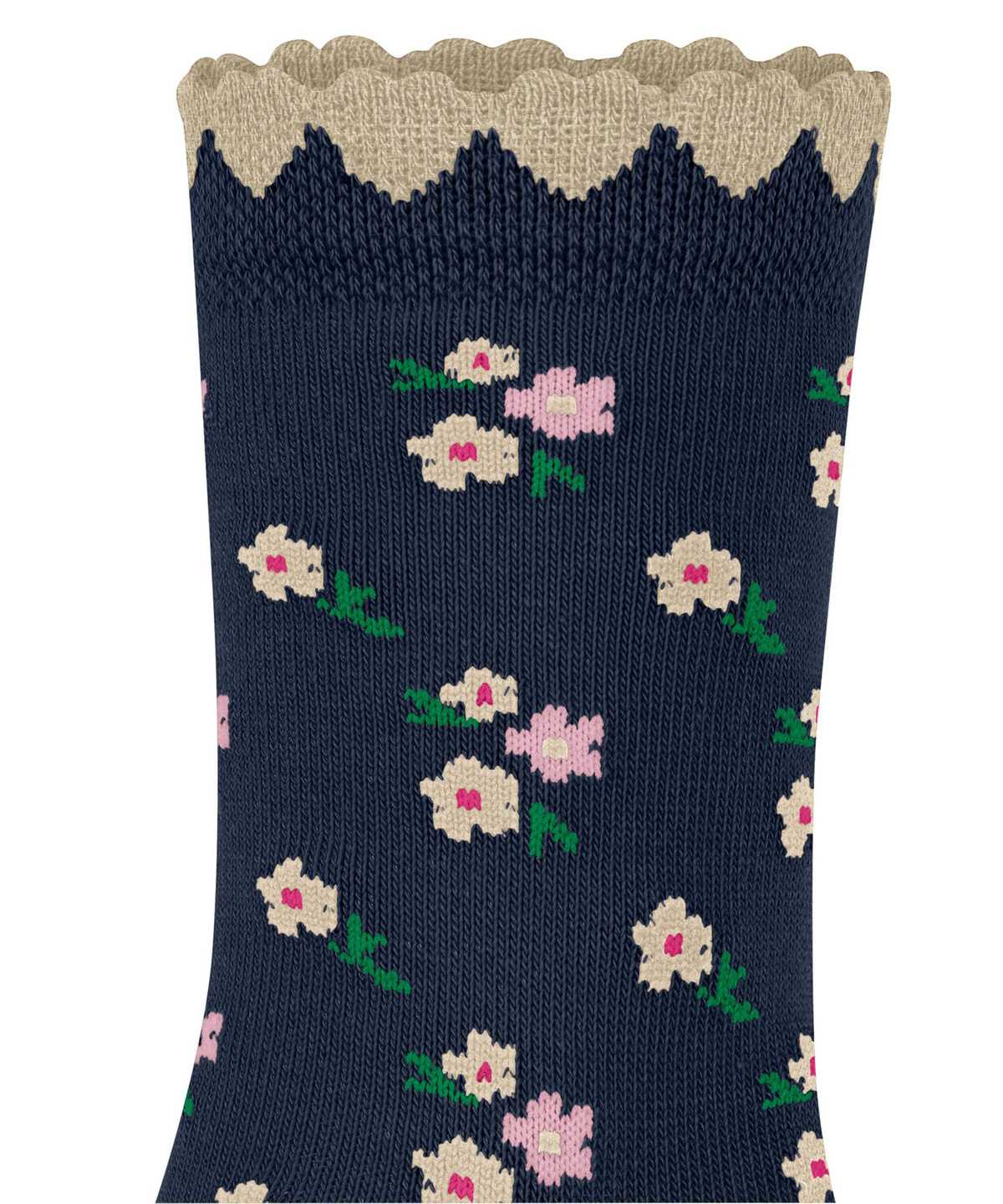 Kids' Falke Ditsy Flowers Socks Socks Blue | OKHPUS482