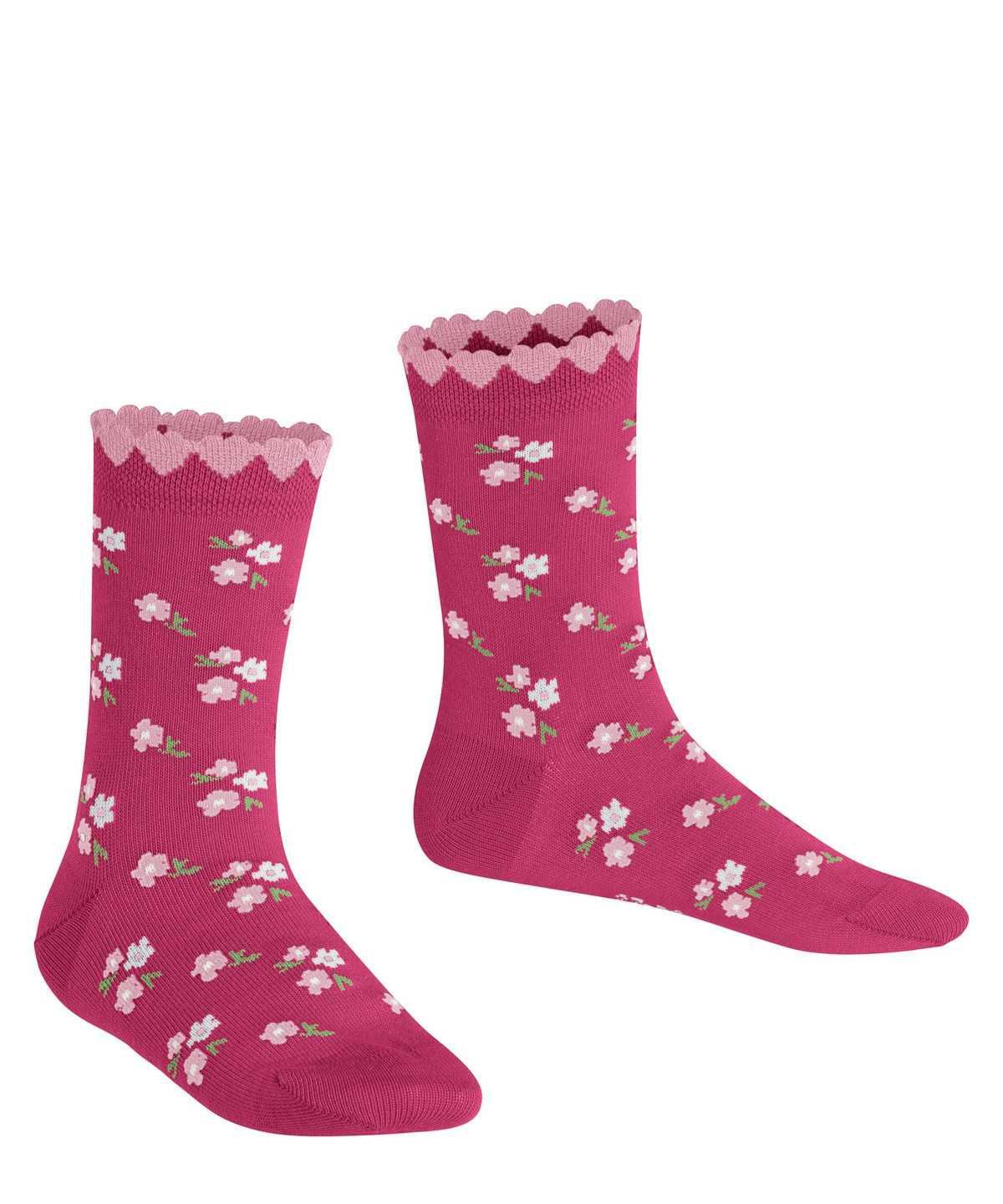 Kids' Falke Ditsy Flowers Socks Socks Purple | WKXIJO596