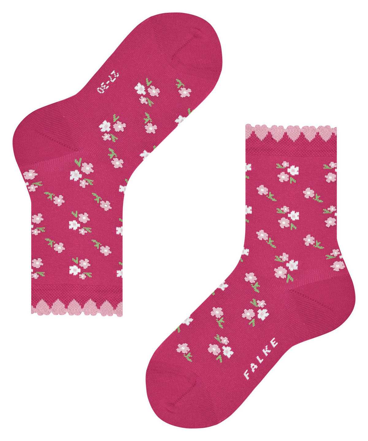 Kids' Falke Ditsy Flowers Socks Socks Purple | WKXIJO596