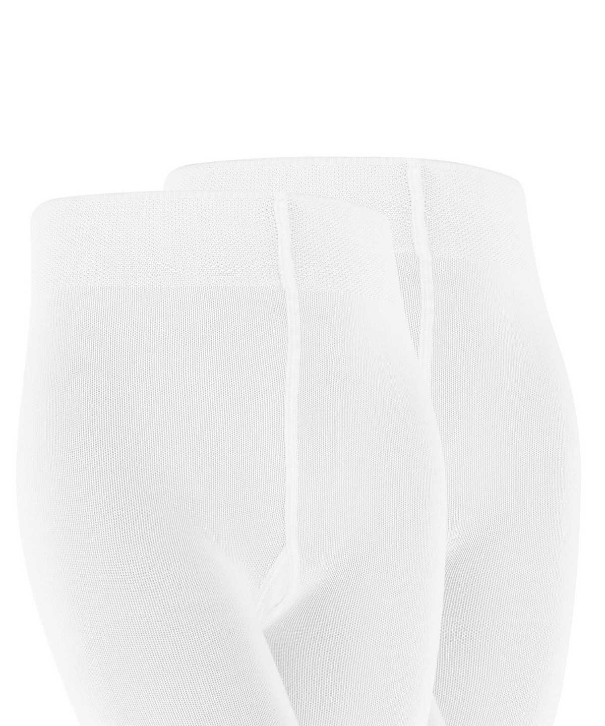 Kids' Falke Family 2-Pack Tights Tights White | QRSHEP648