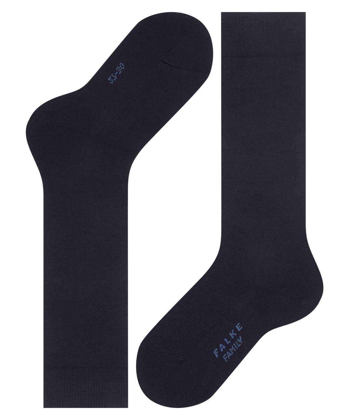 Kids' Falke Family Knee-high Socks Socks Blue | NACPDT125