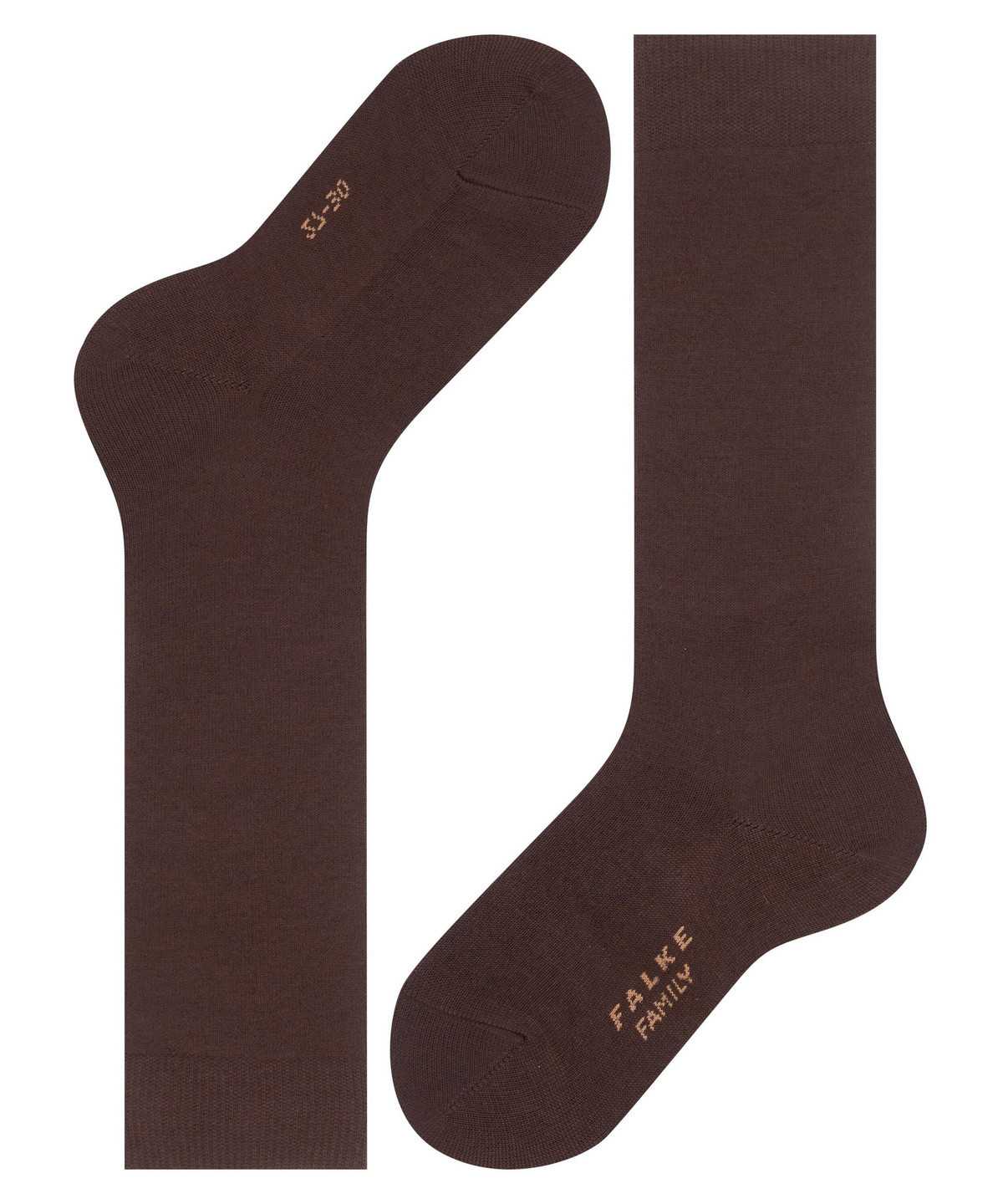 Kids' Falke Family Knee-high Socks Socks Brown | RLDFMY619