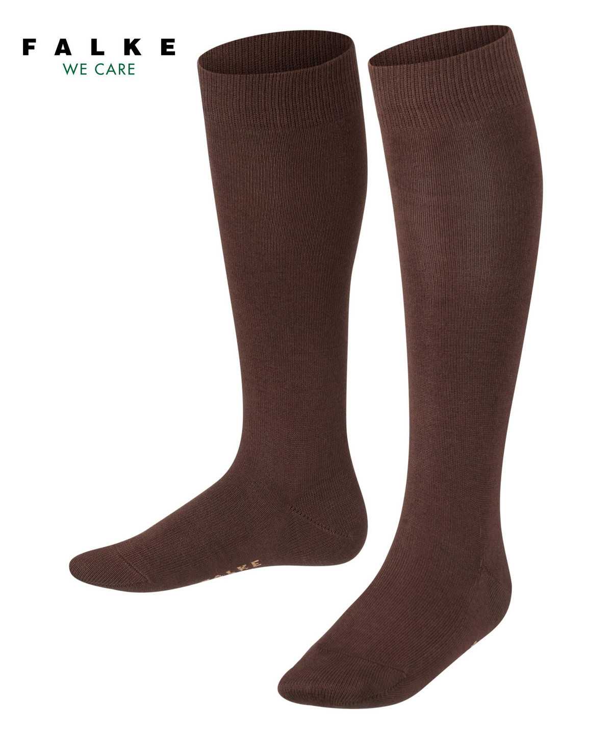 Kids\' Falke Family Knee-high Socks Socks Brown | RLDFMY619