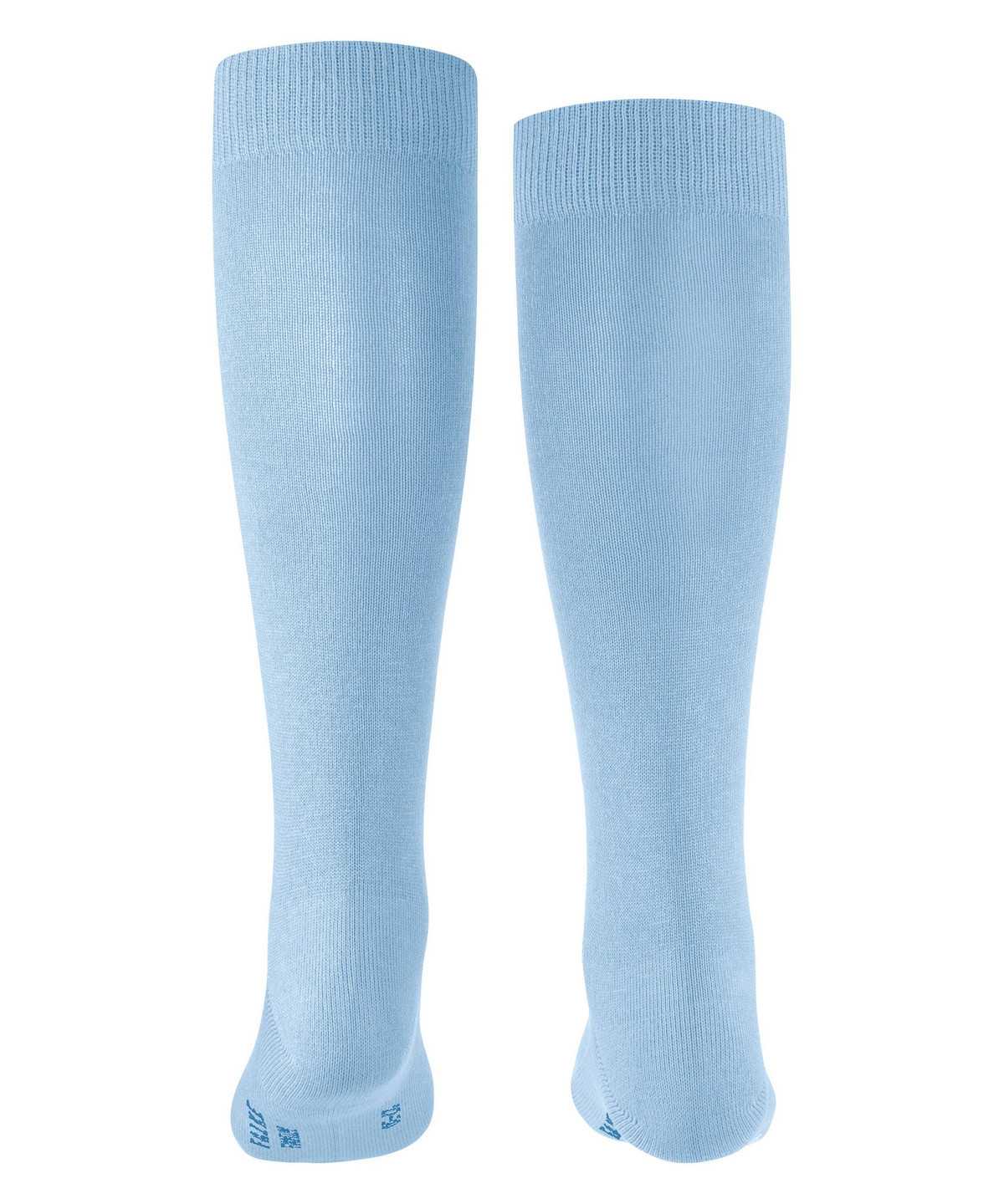 Kids' Falke Family Knee-high Socks Socks Blue | HXBFTJ640