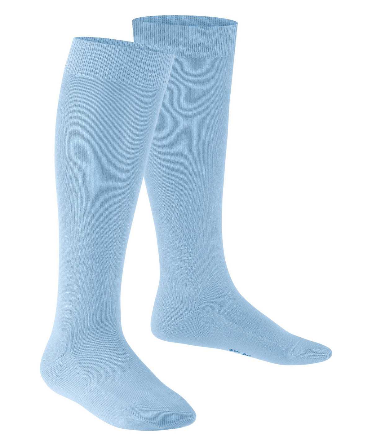 Kids' Falke Family Knee-high Socks Socks Blue | HXBFTJ640