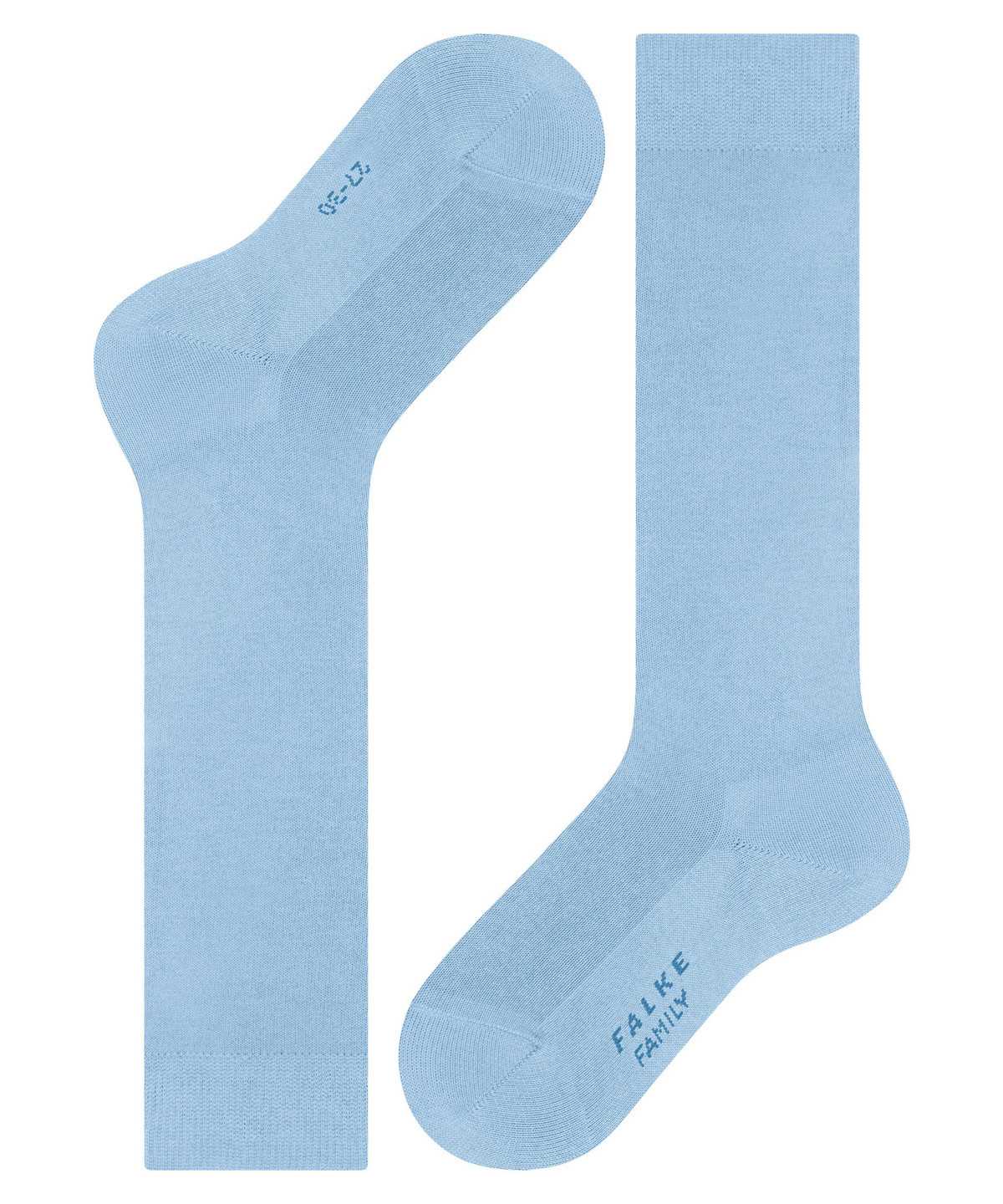 Kids' Falke Family Knee-high Socks Socks Blue | HXBFTJ640