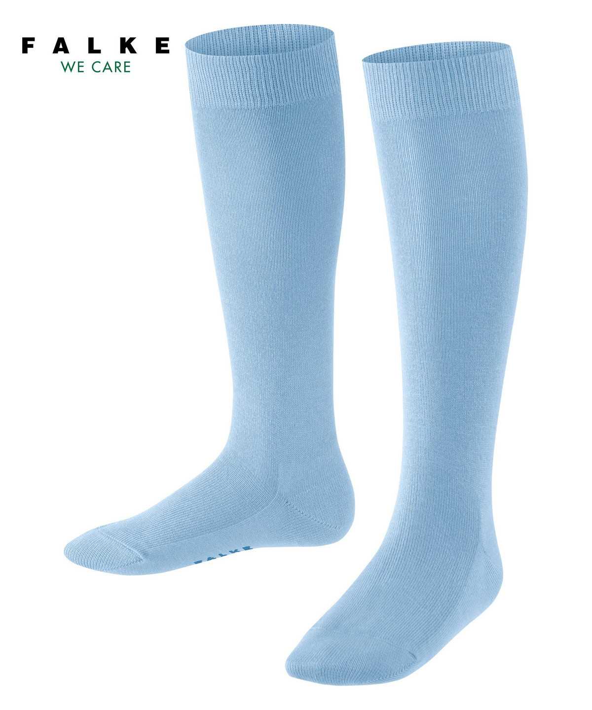 Kids\' Falke Family Knee-high Socks Socks Blue | HXBFTJ640