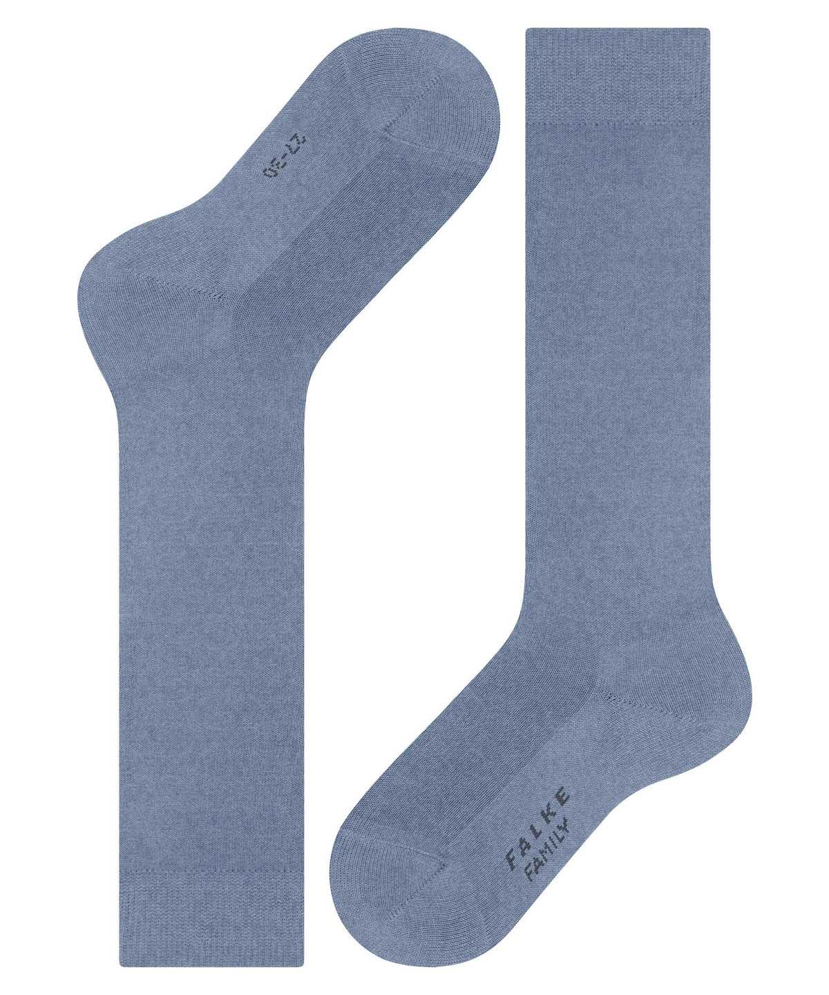 Kids' Falke Family Knee-high Socks Socks Blue | MAVXWP269