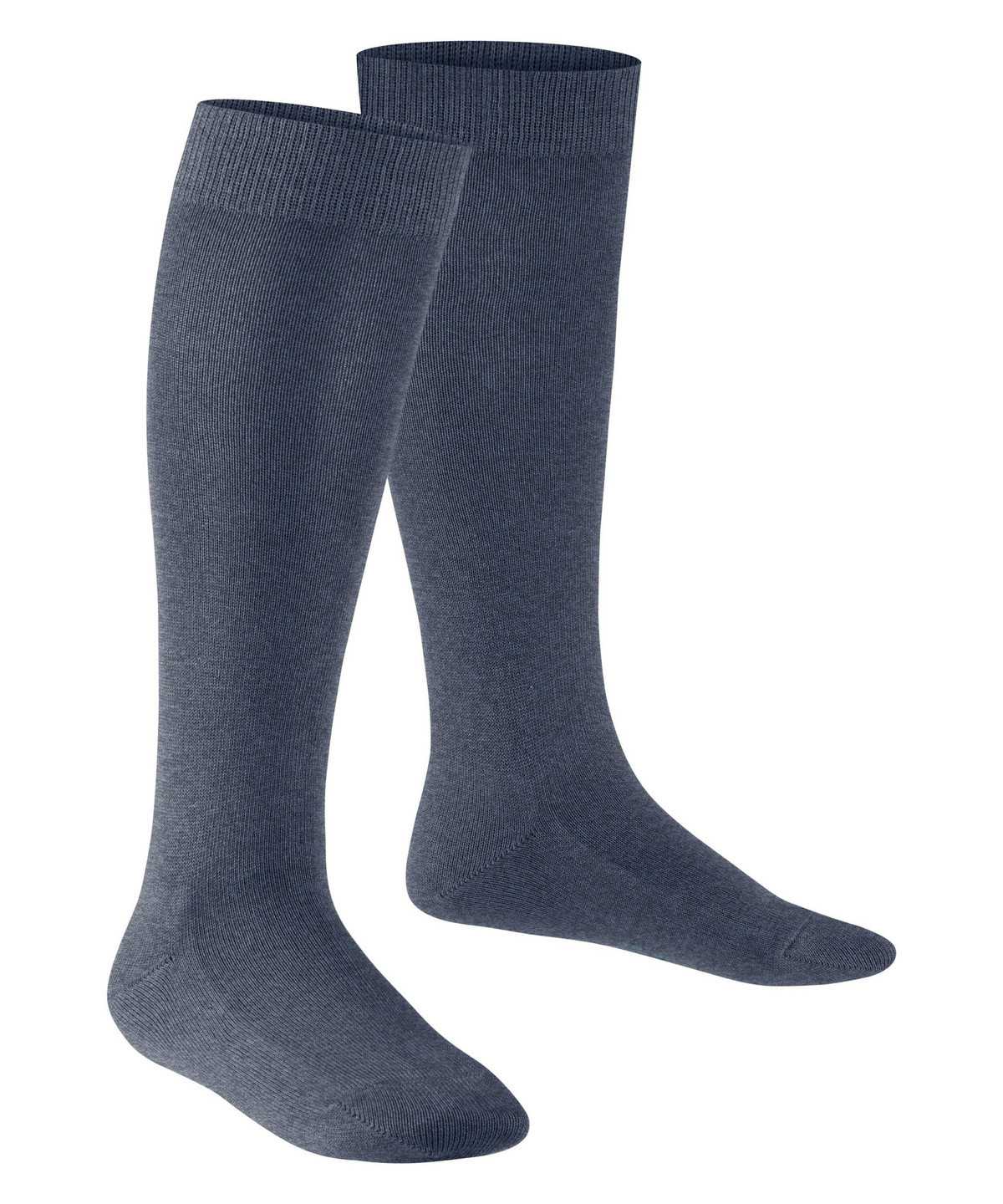 Kids' Falke Family Knee-high Socks Socks Blue | KTJYGL736