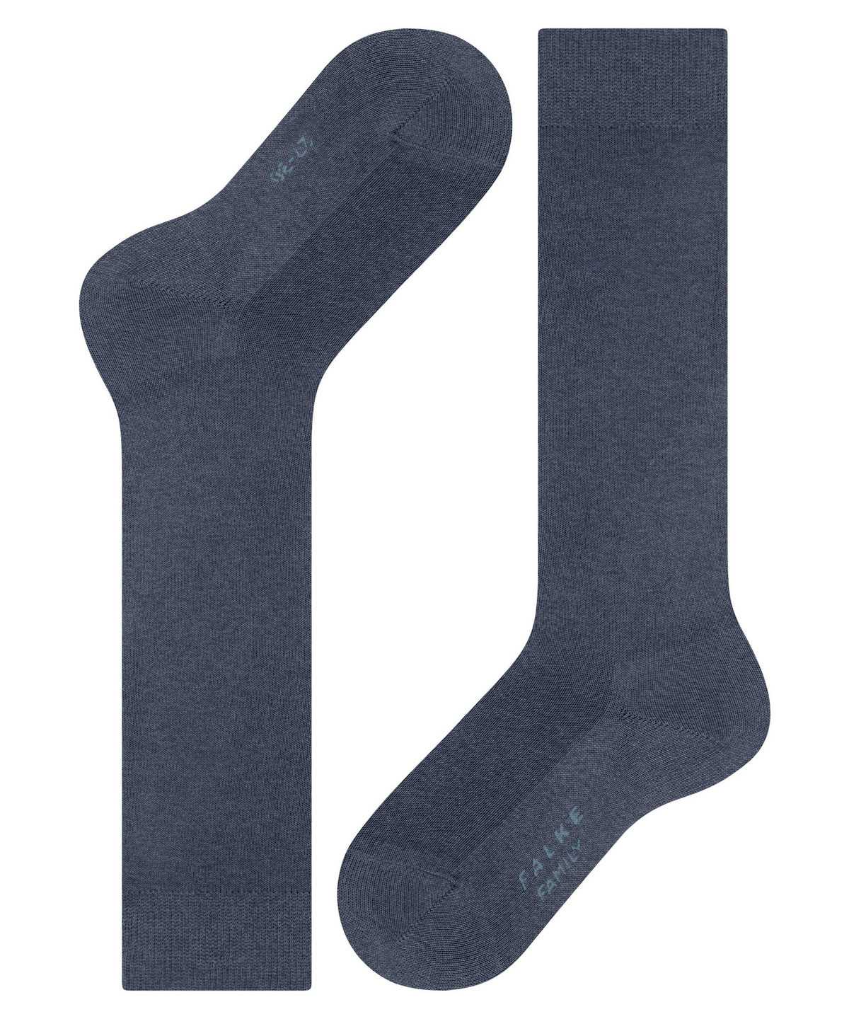 Kids' Falke Family Knee-high Socks Socks Blue | KTJYGL736