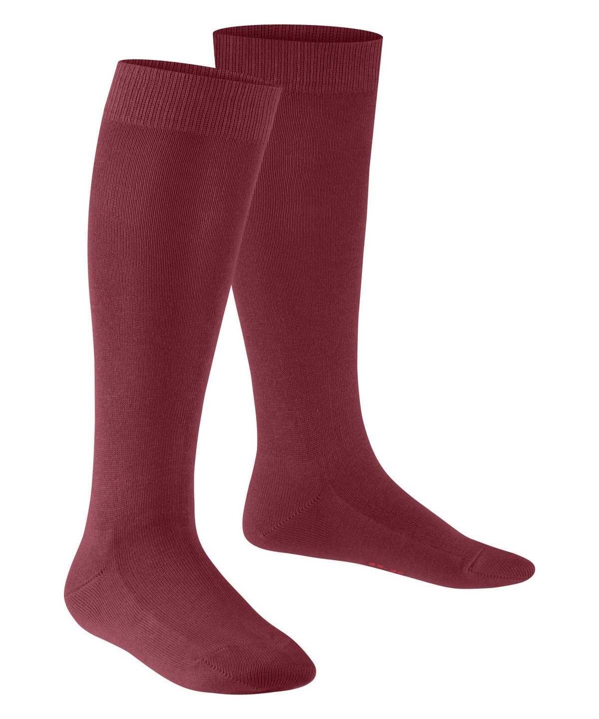 Kids' Falke Family Knee-high Socks Socks Red | SFLUJI196