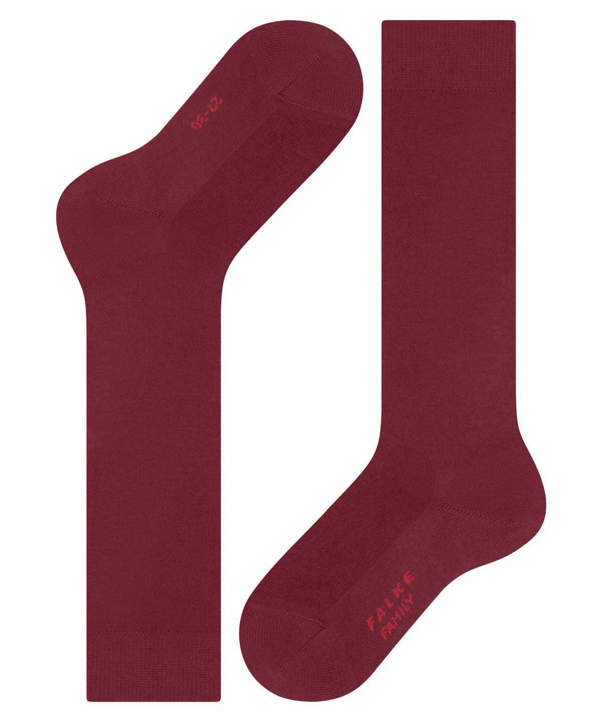 Kids' Falke Family Knee-high Socks Socks Red | SFLUJI196