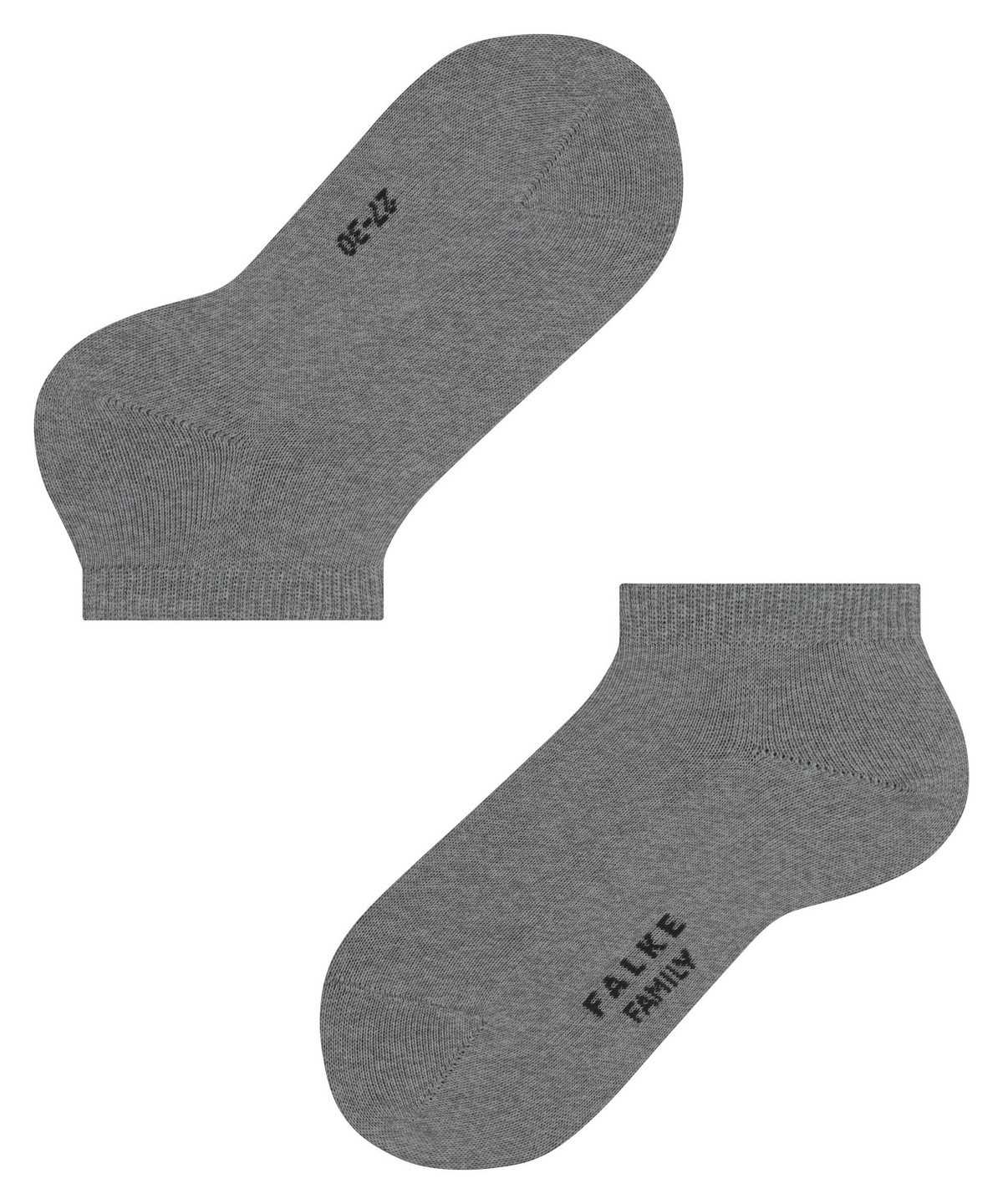 Kids' Falke Family Sneaker socks Socks Grey | BVKQDC305