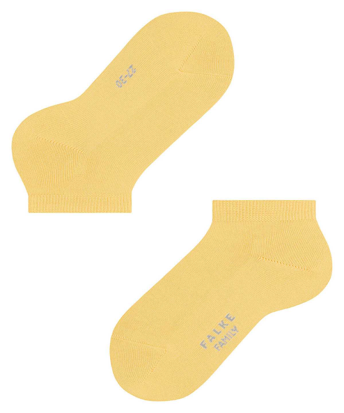 Kids' Falke Family Sneaker socks Socks Yellow | HLBJDG639