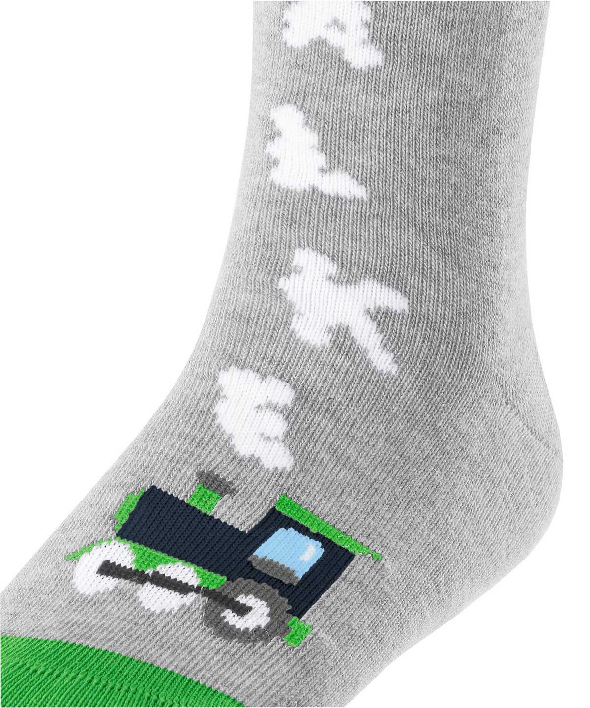 Kids' Falke Happy Locomotive Socks Socks Grey | WKPDXH613