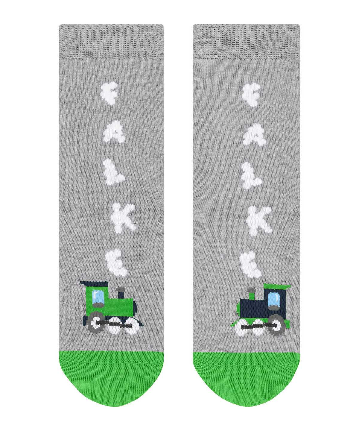 Kids' Falke Happy Locomotive Socks Socks Grey | WKPDXH613