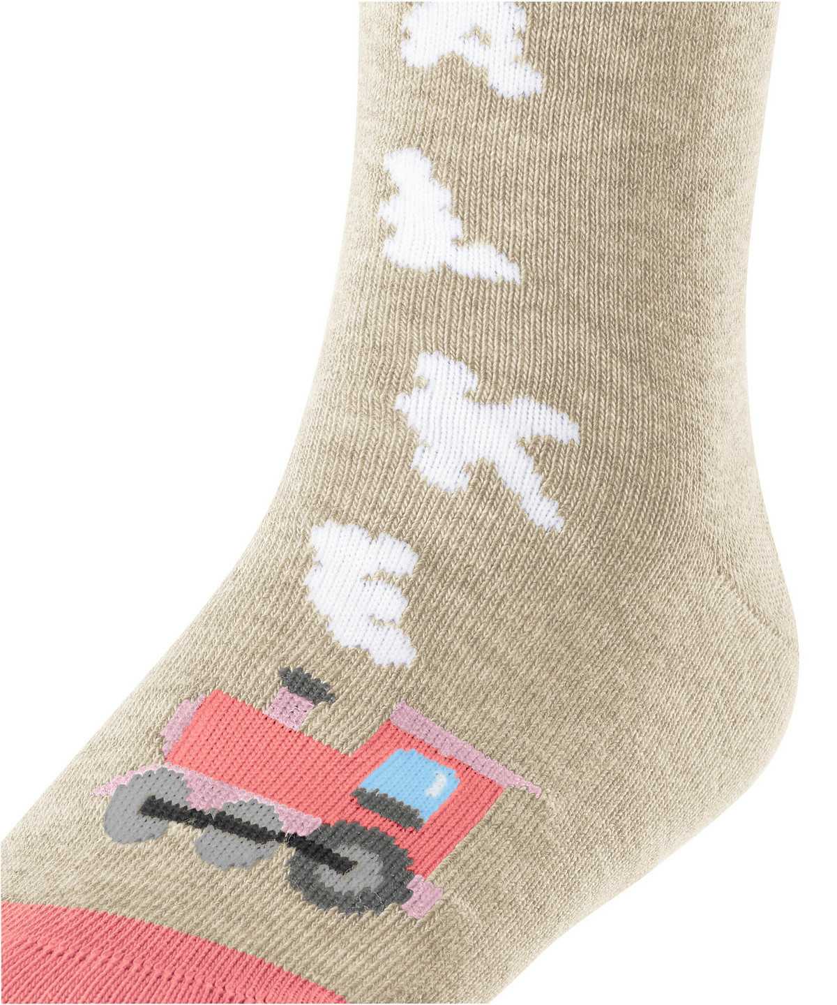 Kids' Falke Happy Locomotive Socks Socks Beige | VMNYKG952