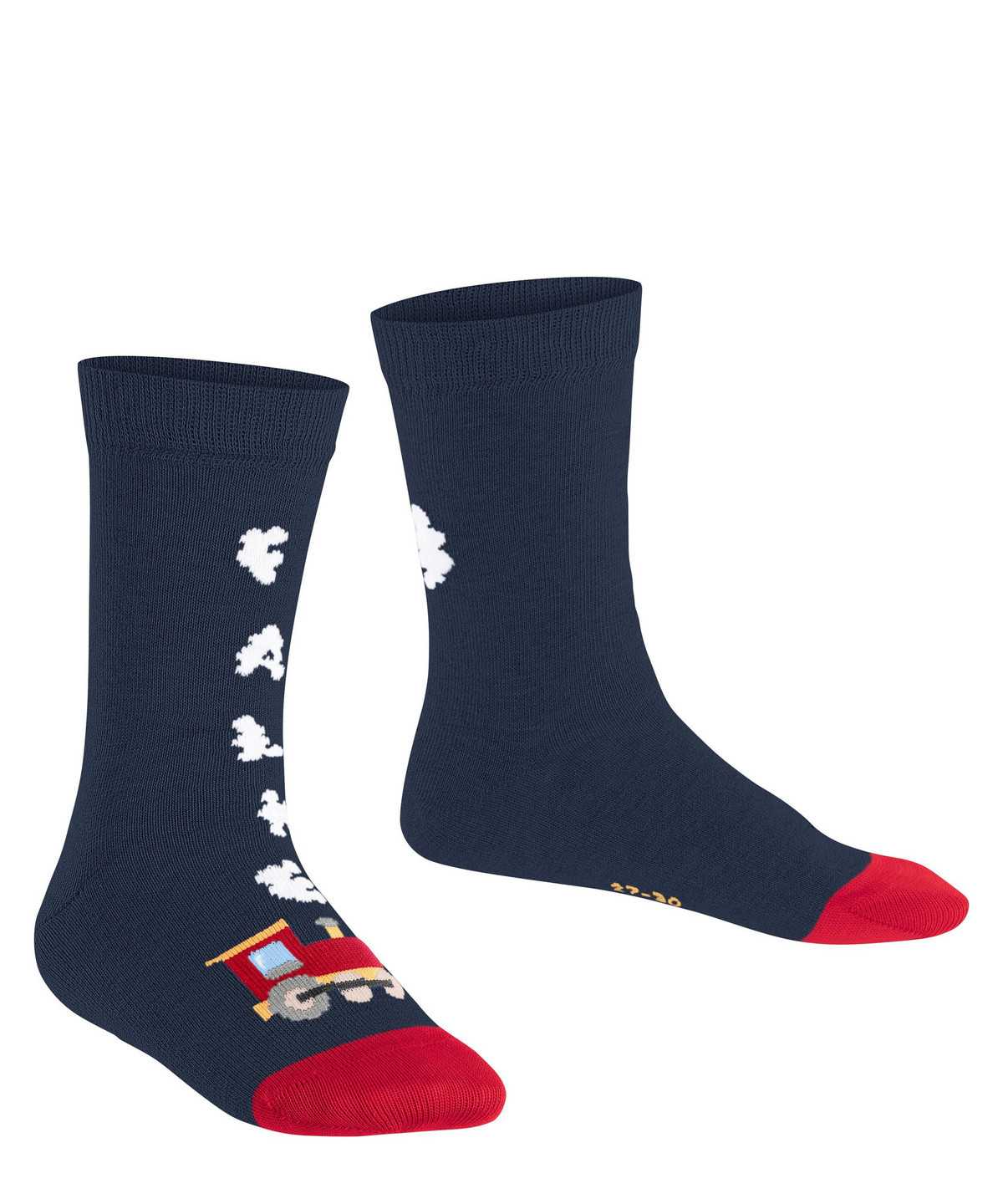 Kids' Falke Happy Locomotive Socks Socks Blue | CIQNPJ140