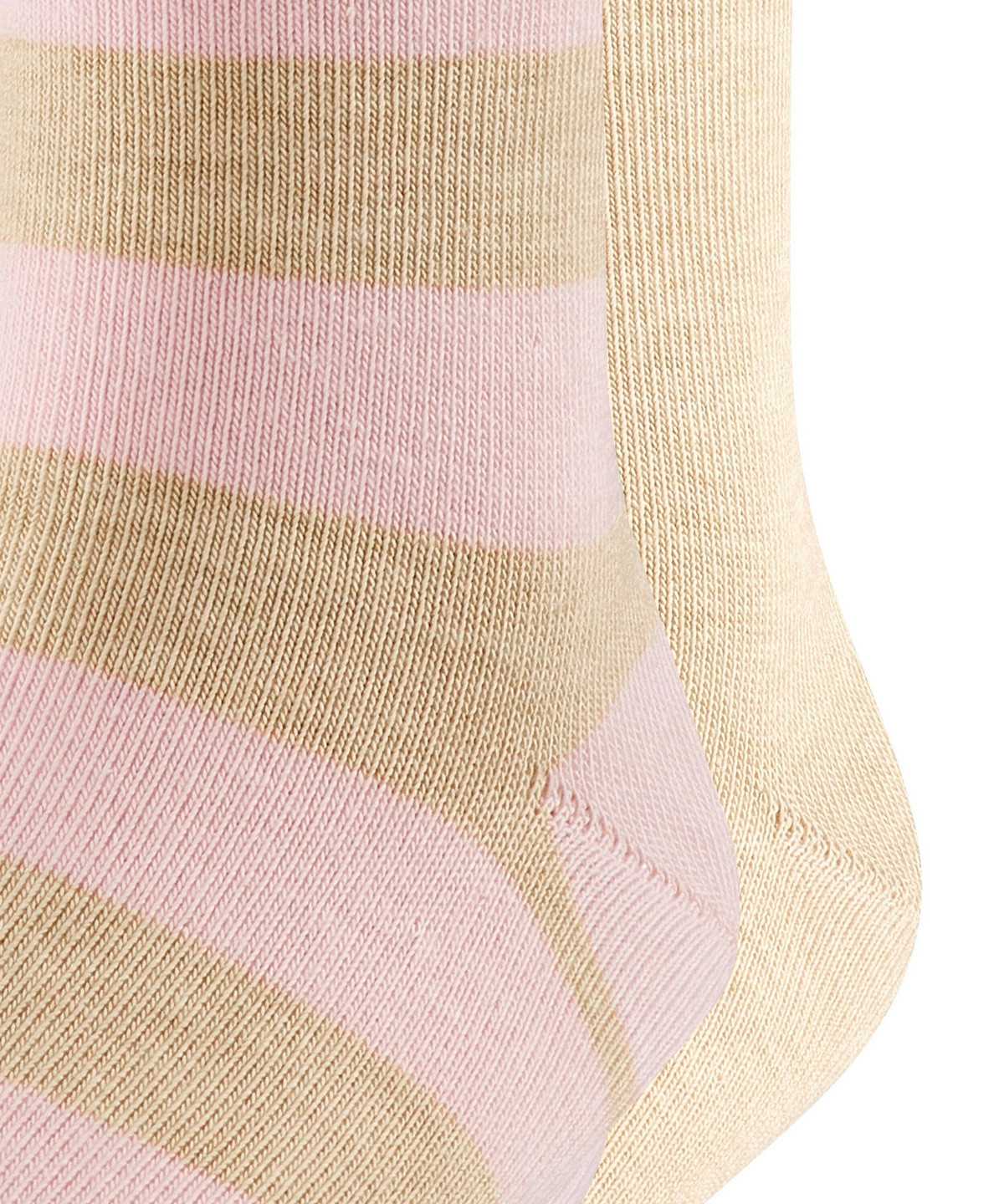 Kids' Falke Happy Stripe 2-Pack Socks Socks Beige | JVGXTC379