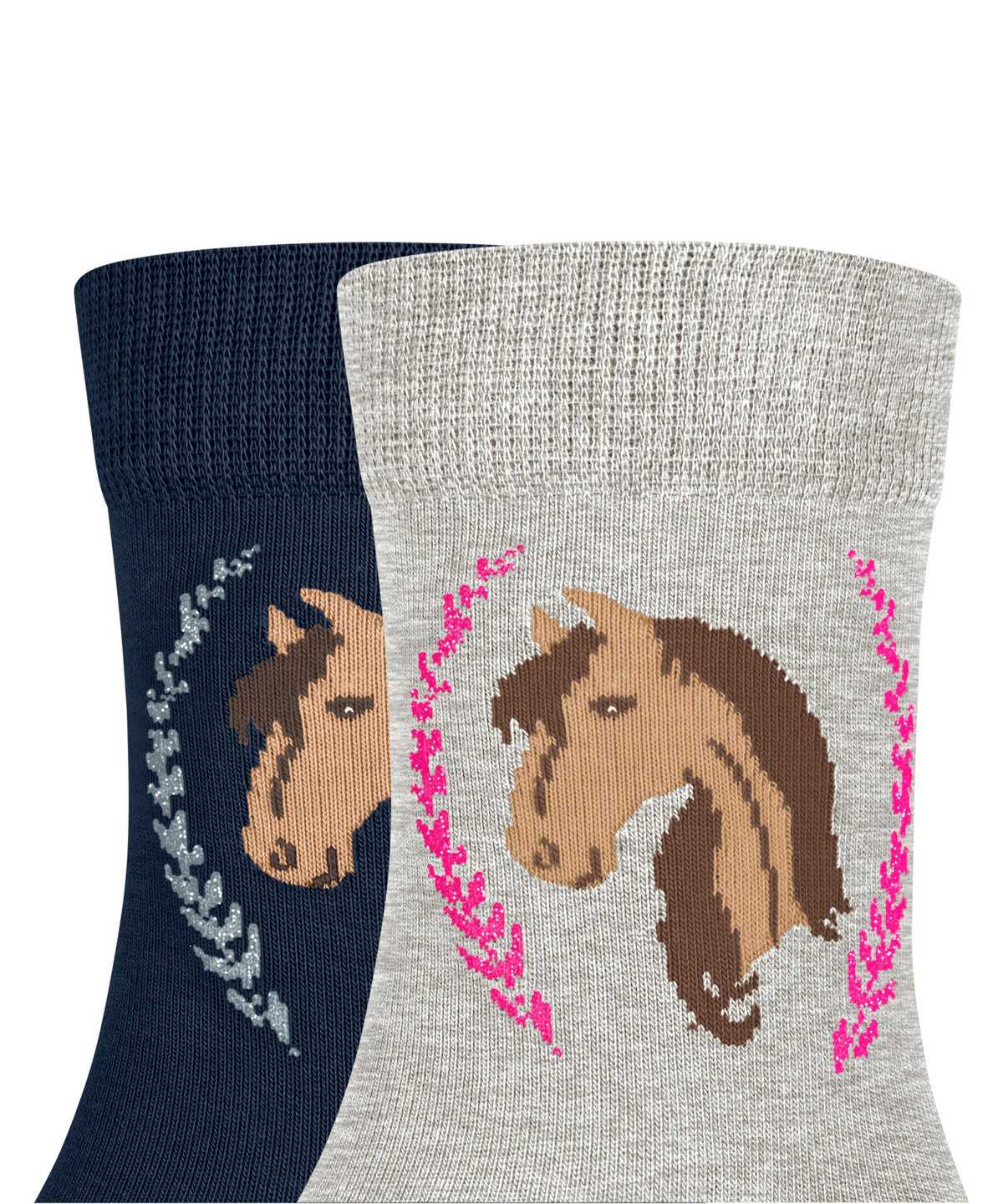 Kids' Falke Horse 2-Pack Socks Socks Multicolored | HYCJPW837