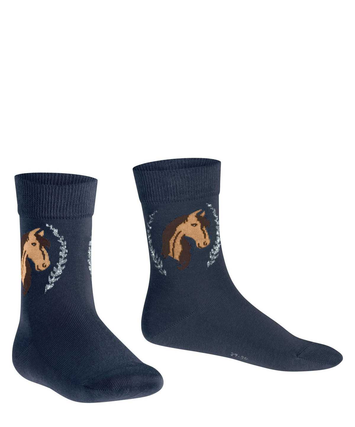 Kids' Falke Horse Socks Socks Blue | RAKUBN749