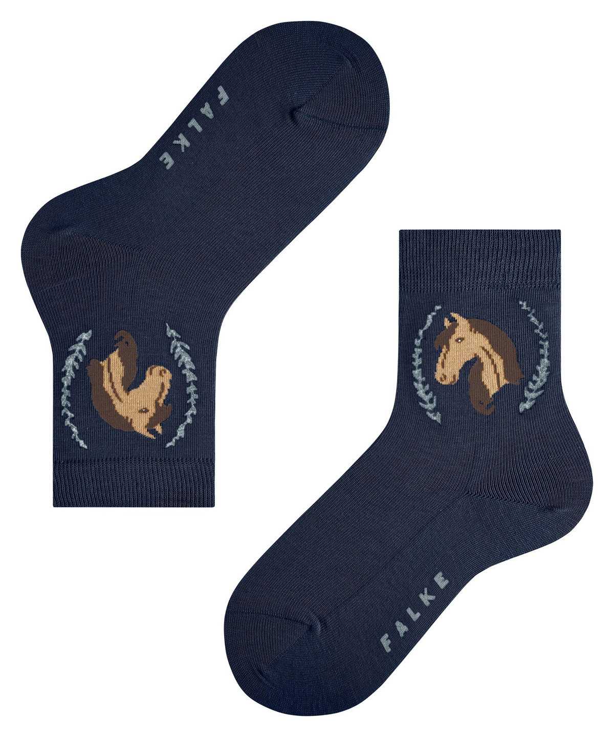 Kids' Falke Horse Socks Socks Blue | RAKUBN749