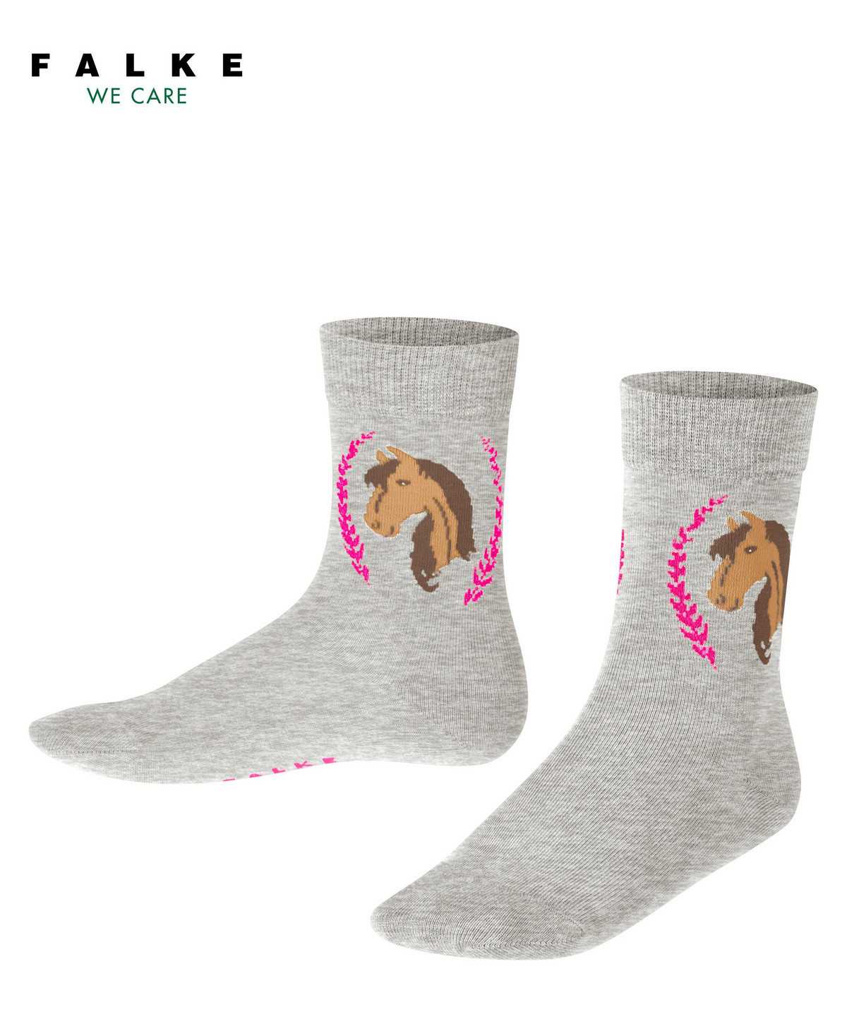 Kids\' Falke Horse Socks Socks Grey | VEARNB394