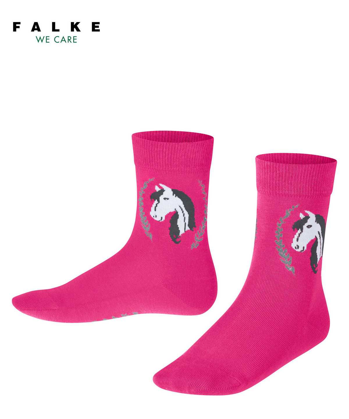 Kids\' Falke Horse Socks Socks Pink | HSBADO791