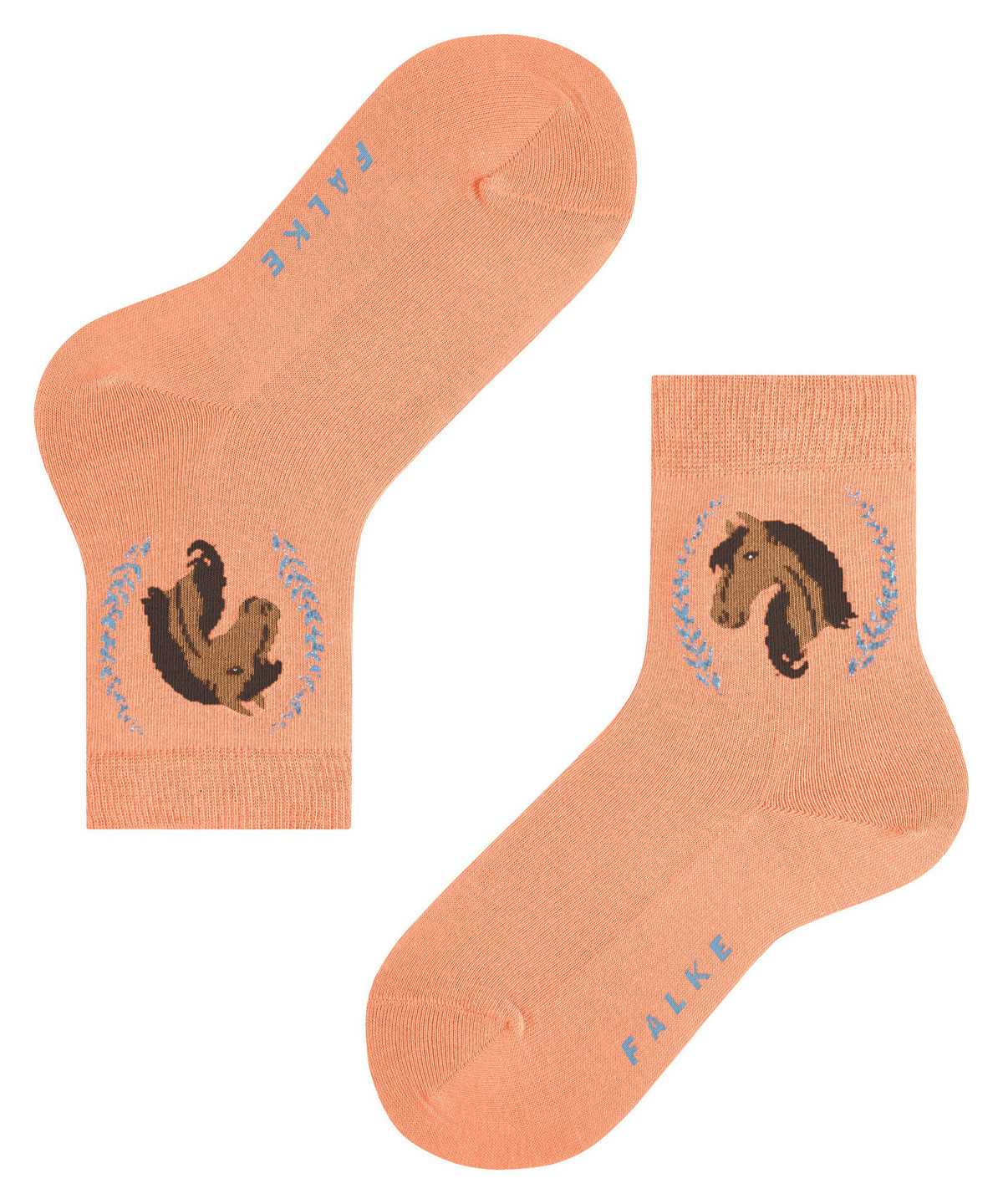 Kids' Falke Horse Socks Socks Red | HDOIVQ753