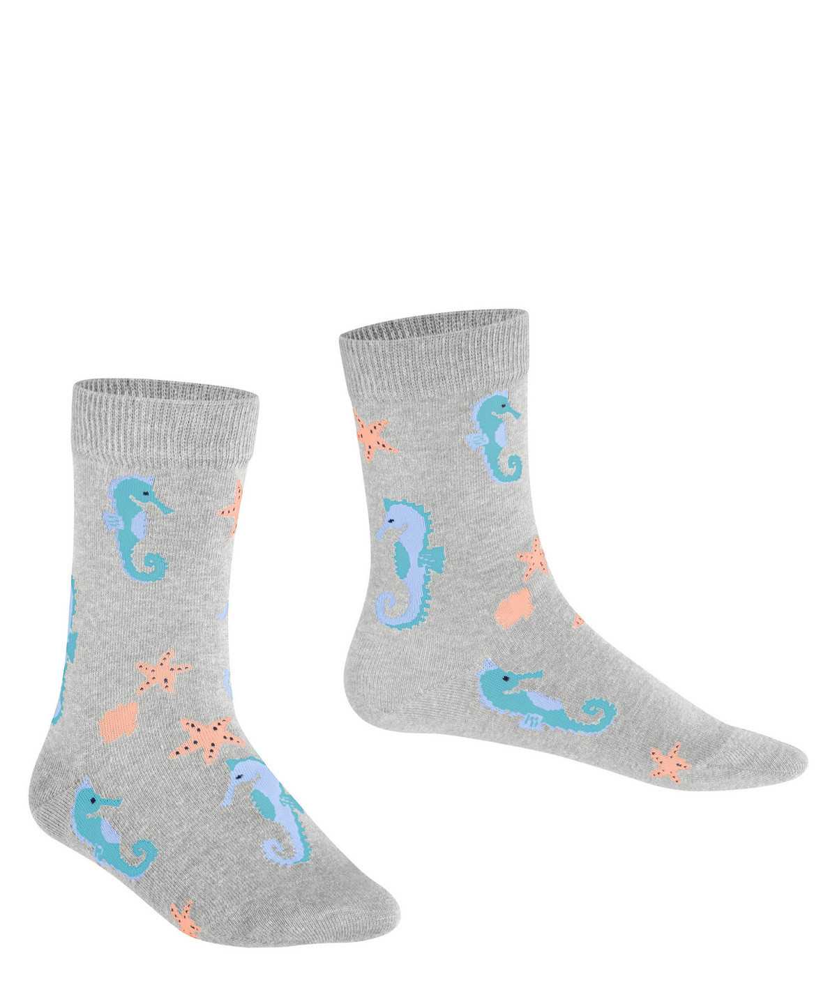 Kids' Falke Lovely Seahorses Socks Socks Grey | UBAQEG036