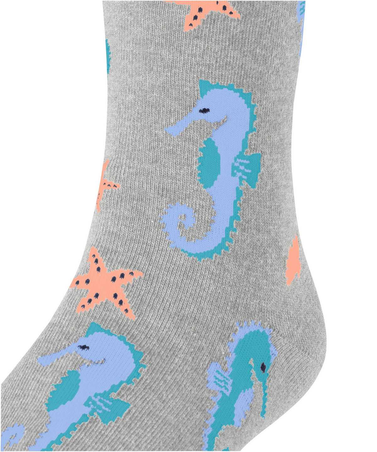 Kids' Falke Lovely Seahorses Socks Socks Grey | UBAQEG036