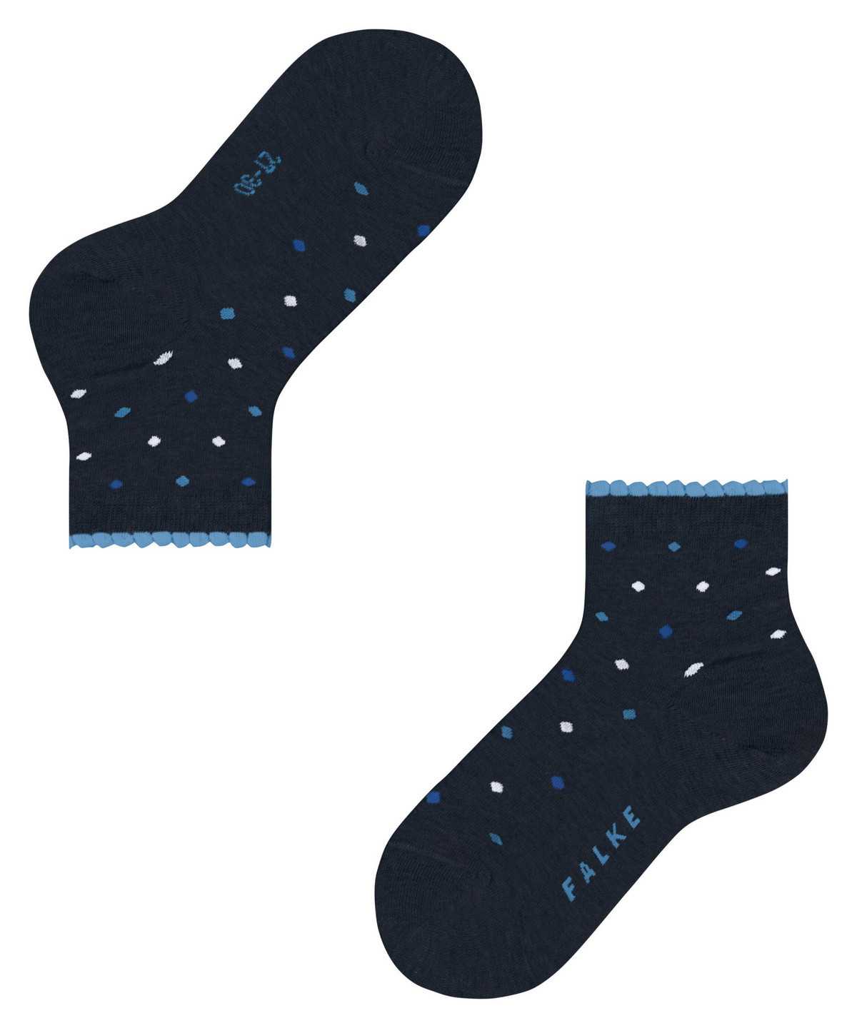 Kids' Falke Multidot Short sock Socks Blue | IHQLUT490