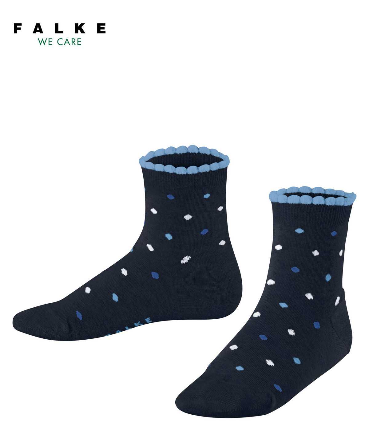 Kids\' Falke Multidot Short sock Socks Blue | IHQLUT490