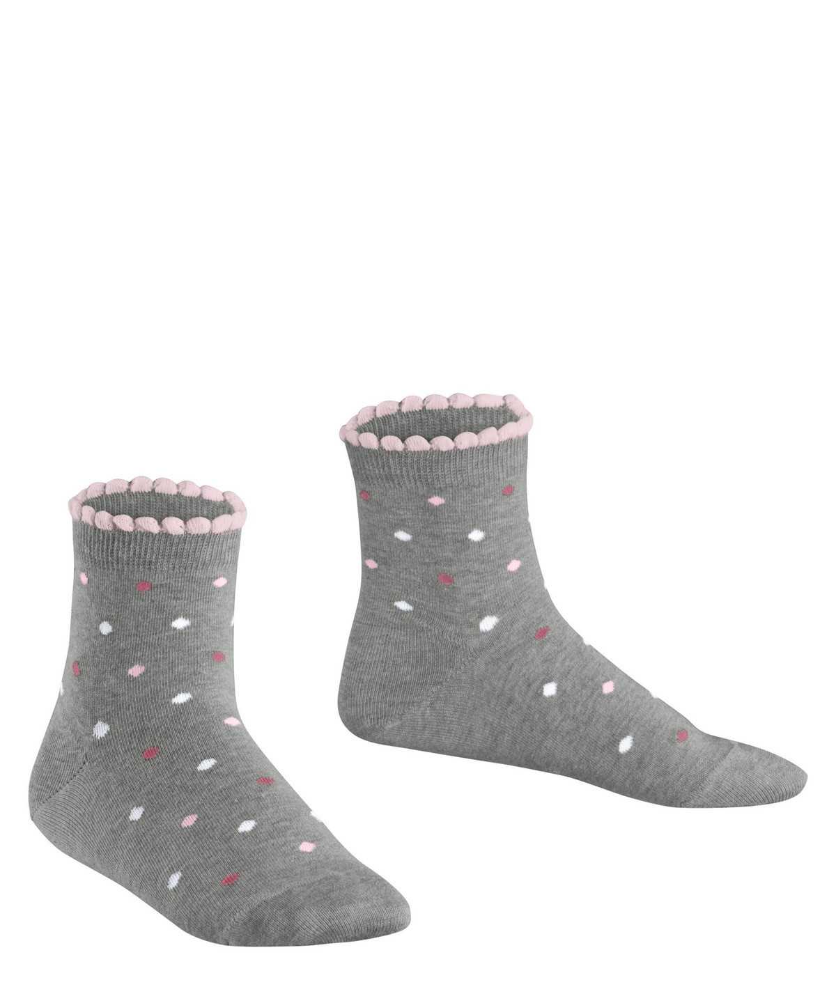 Kids' Falke Multidot Short sock Socks Grey | WGXJHQ978