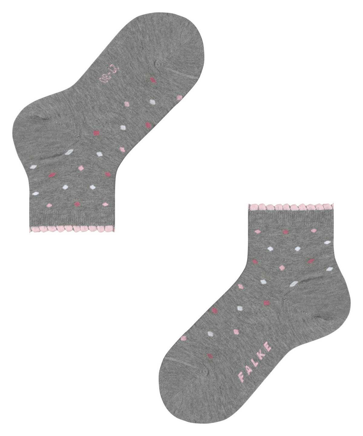 Kids' Falke Multidot Short sock Socks Grey | WGXJHQ978