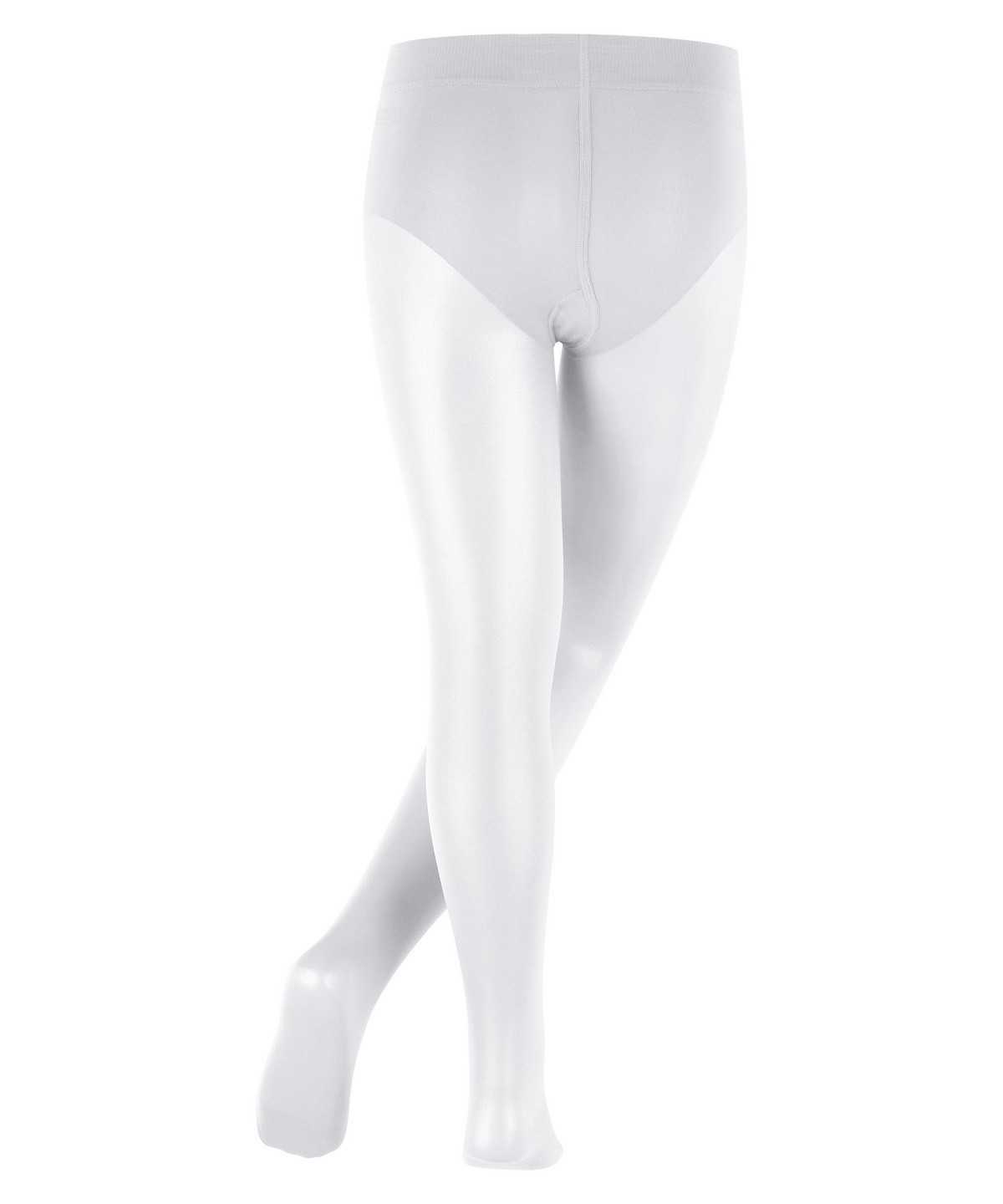 Kids' Falke Pure Matt 30 DEN Tights Tights White | XGIJML217