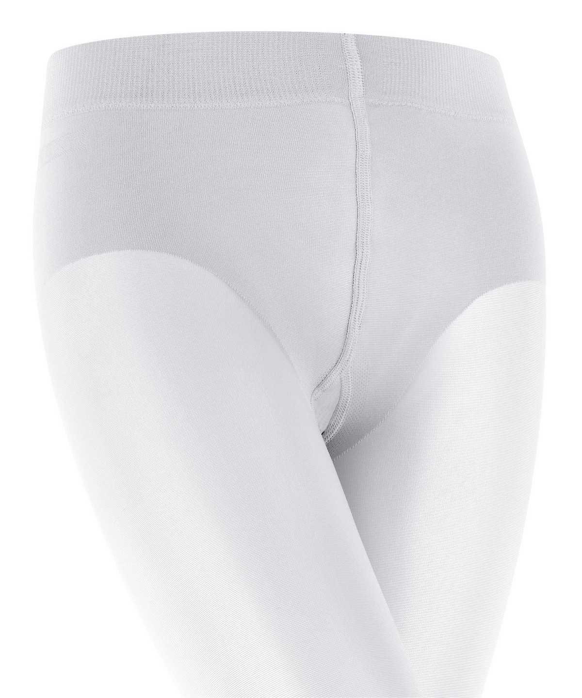 Kids' Falke Pure Matt 30 DEN Tights Tights White | XGIJML217