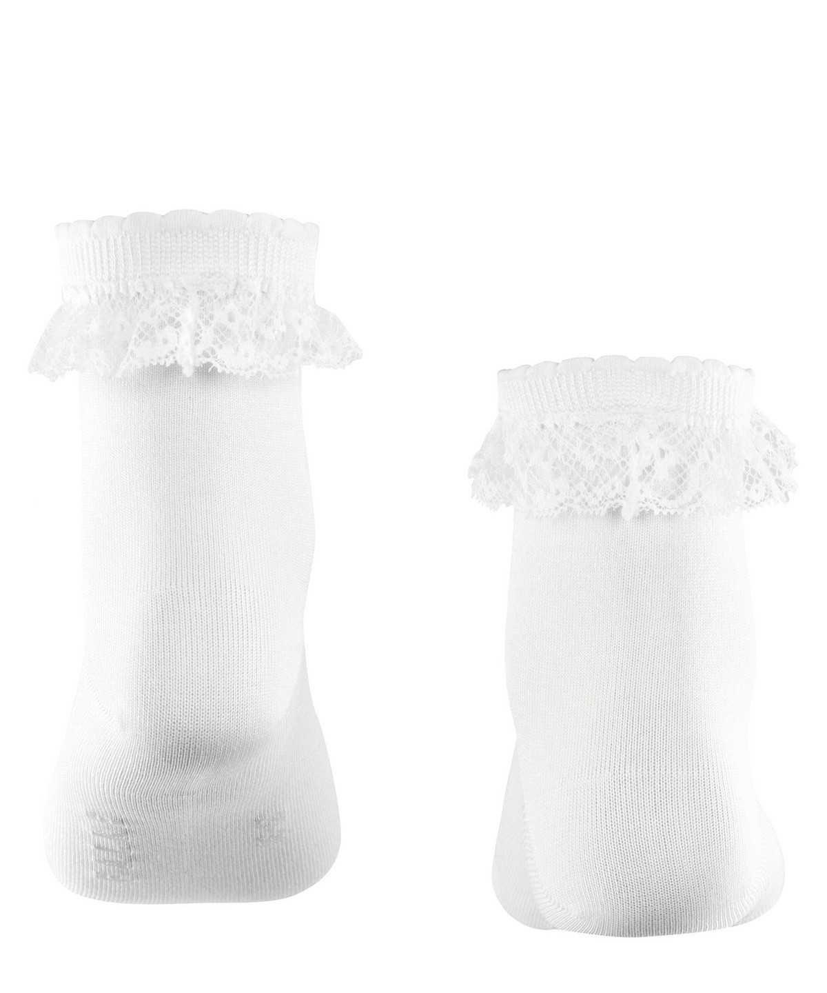 Kids' Falke Romantic Lace Socks Socks White | QDNZFO578