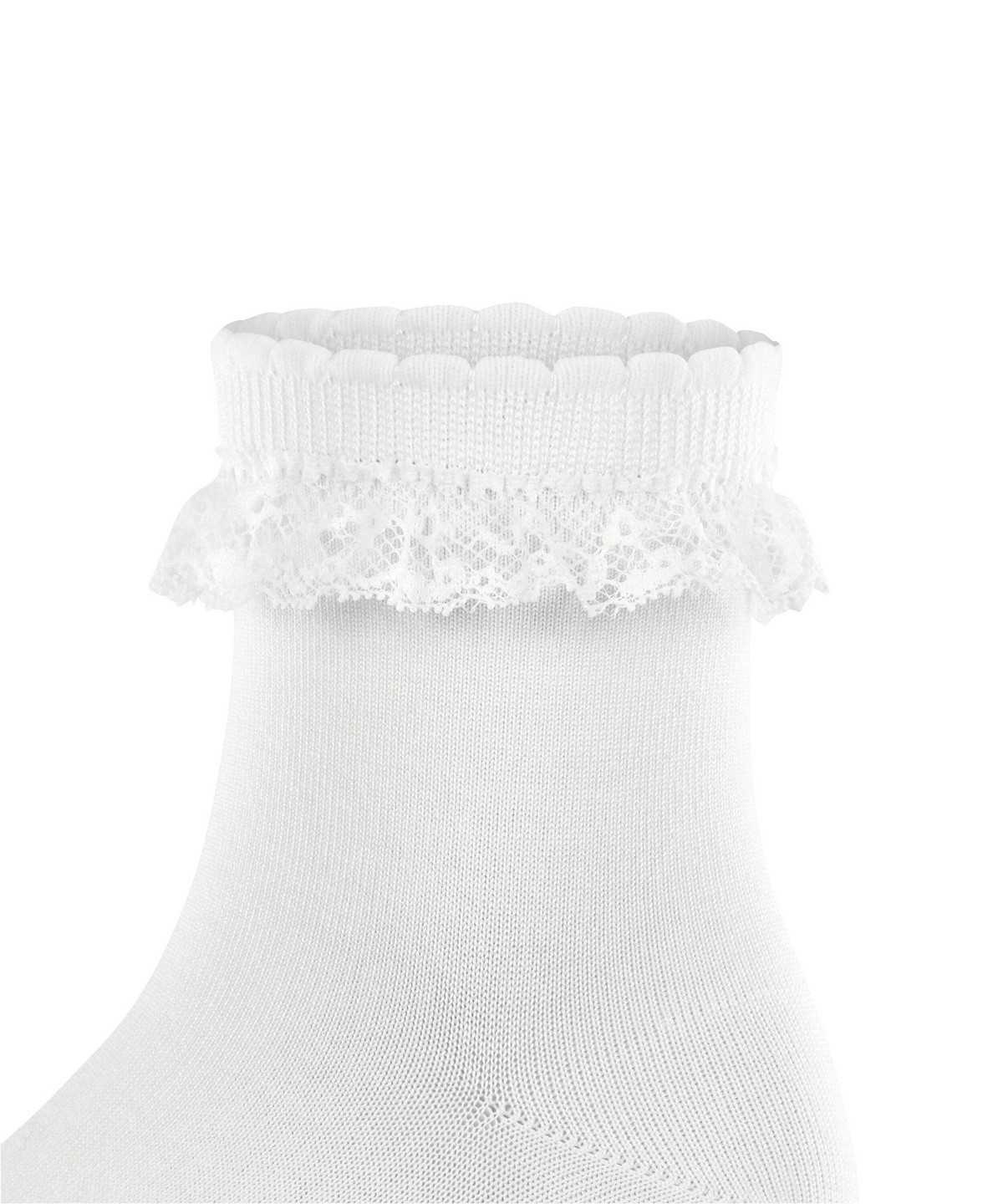 Kids' Falke Romantic Lace Socks Socks White | QDNZFO578