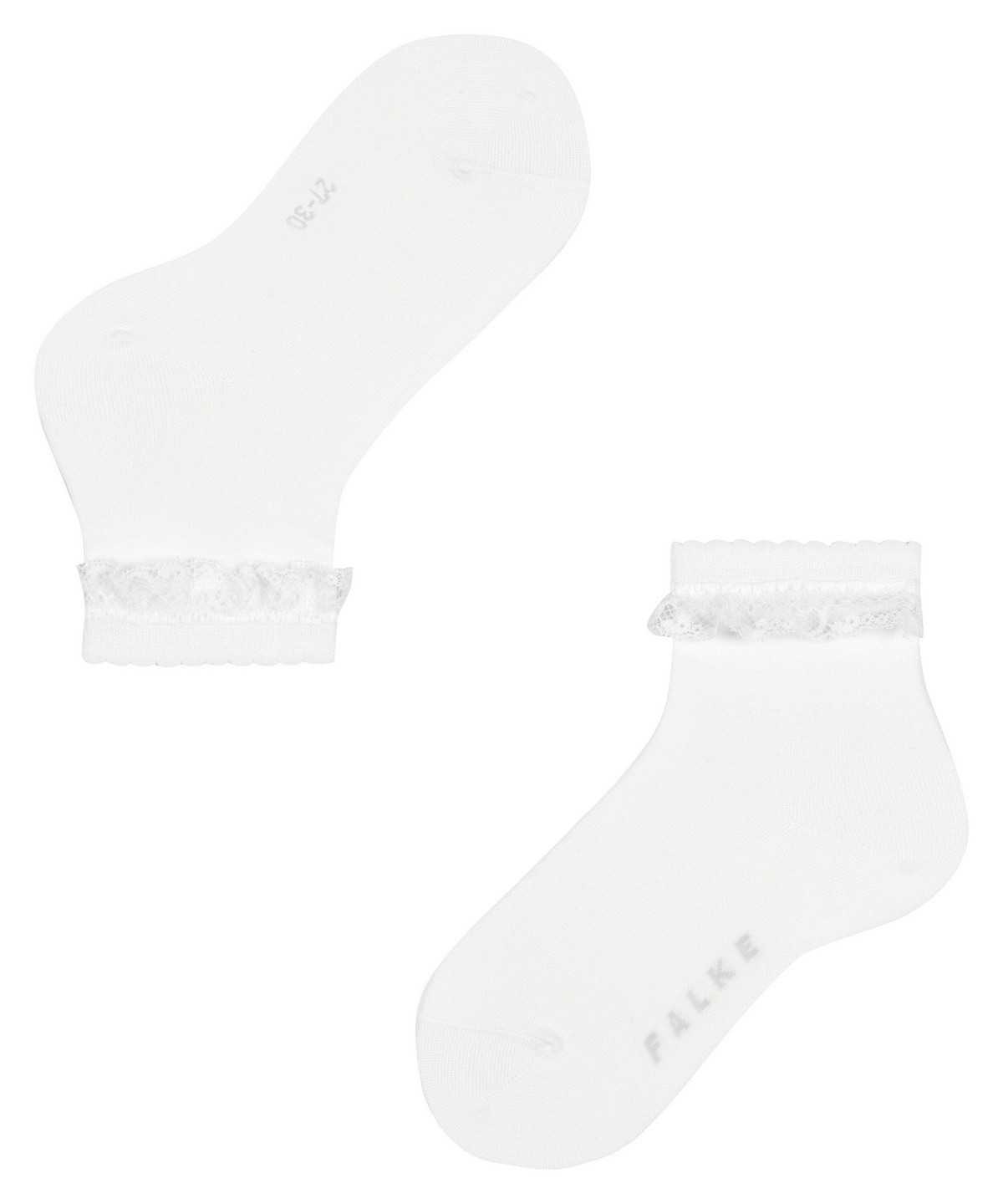 Kids' Falke Romantic Lace Socks Socks White | QDNZFO578