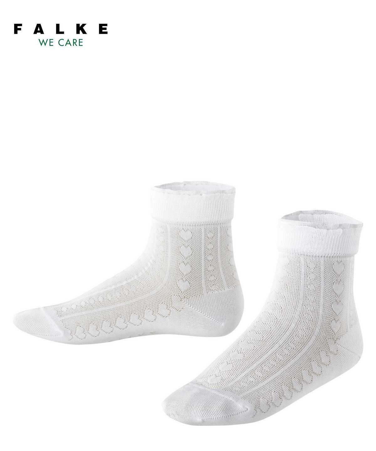 Kids\' Falke Romantic Net Socks Socks White | NRZTVH352