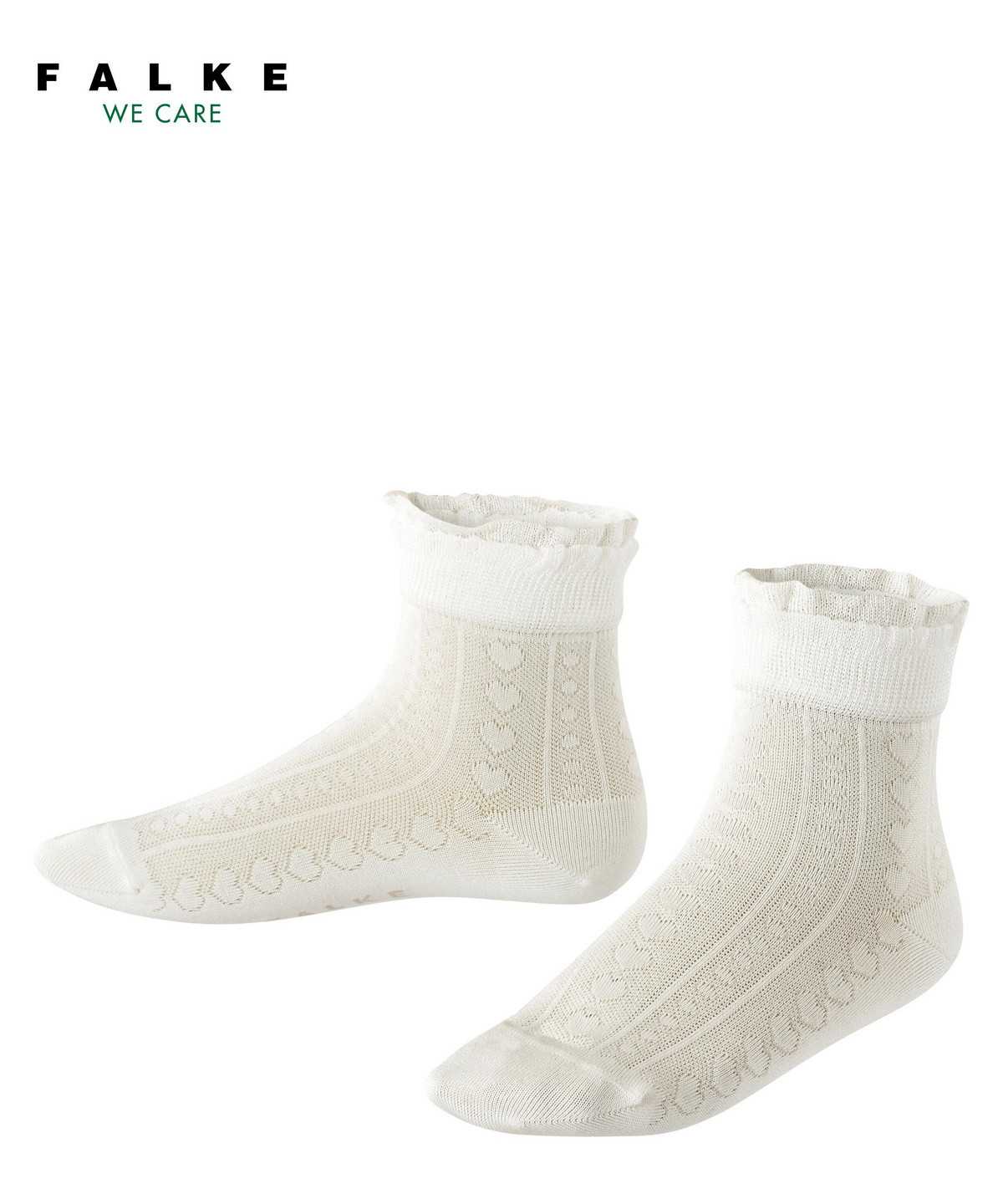 Kids\' Falke Romantic Net Socks Socks White | CYLZWK658