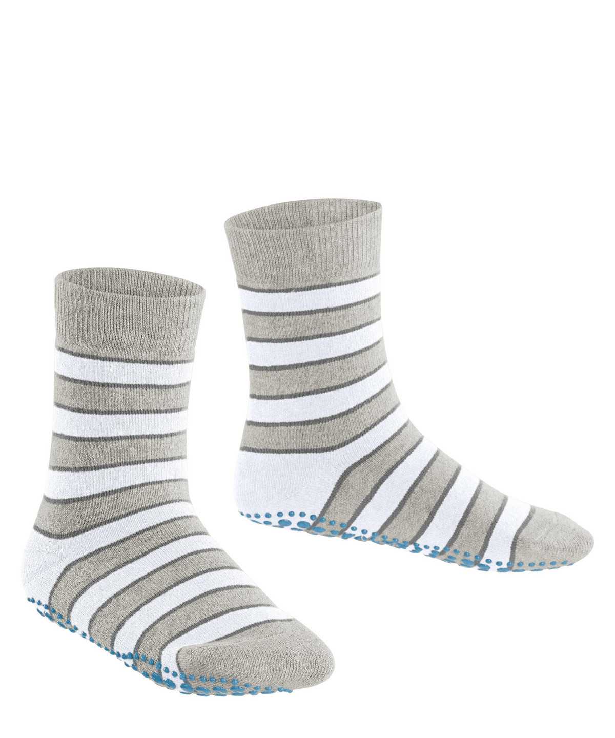 Kids' Falke Simple Stripes House socks Socks Grey | PRNHAE476