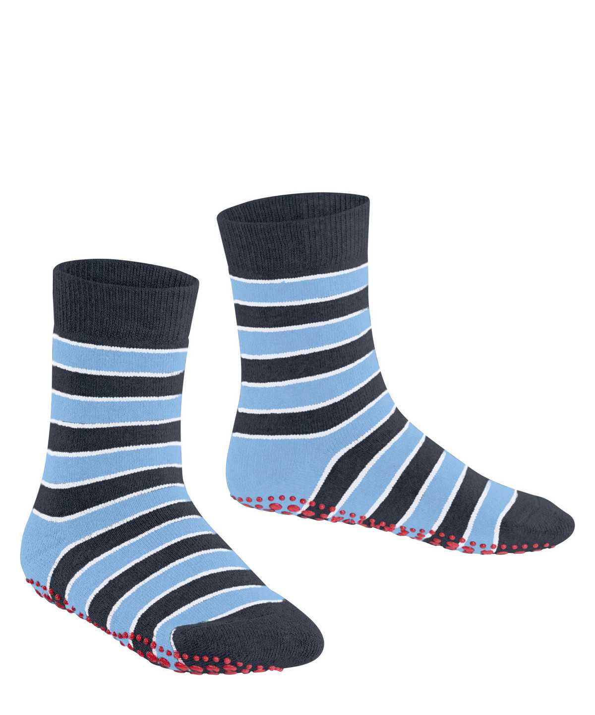 Kids' Falke Simple Stripes House socks Socks Blue | CVRGNK653