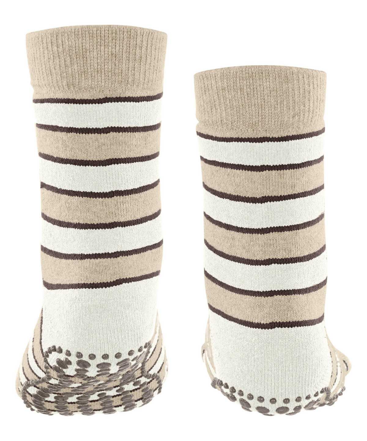 Kids' Falke Simple Stripes House socks Socks Beige | YMETLG371