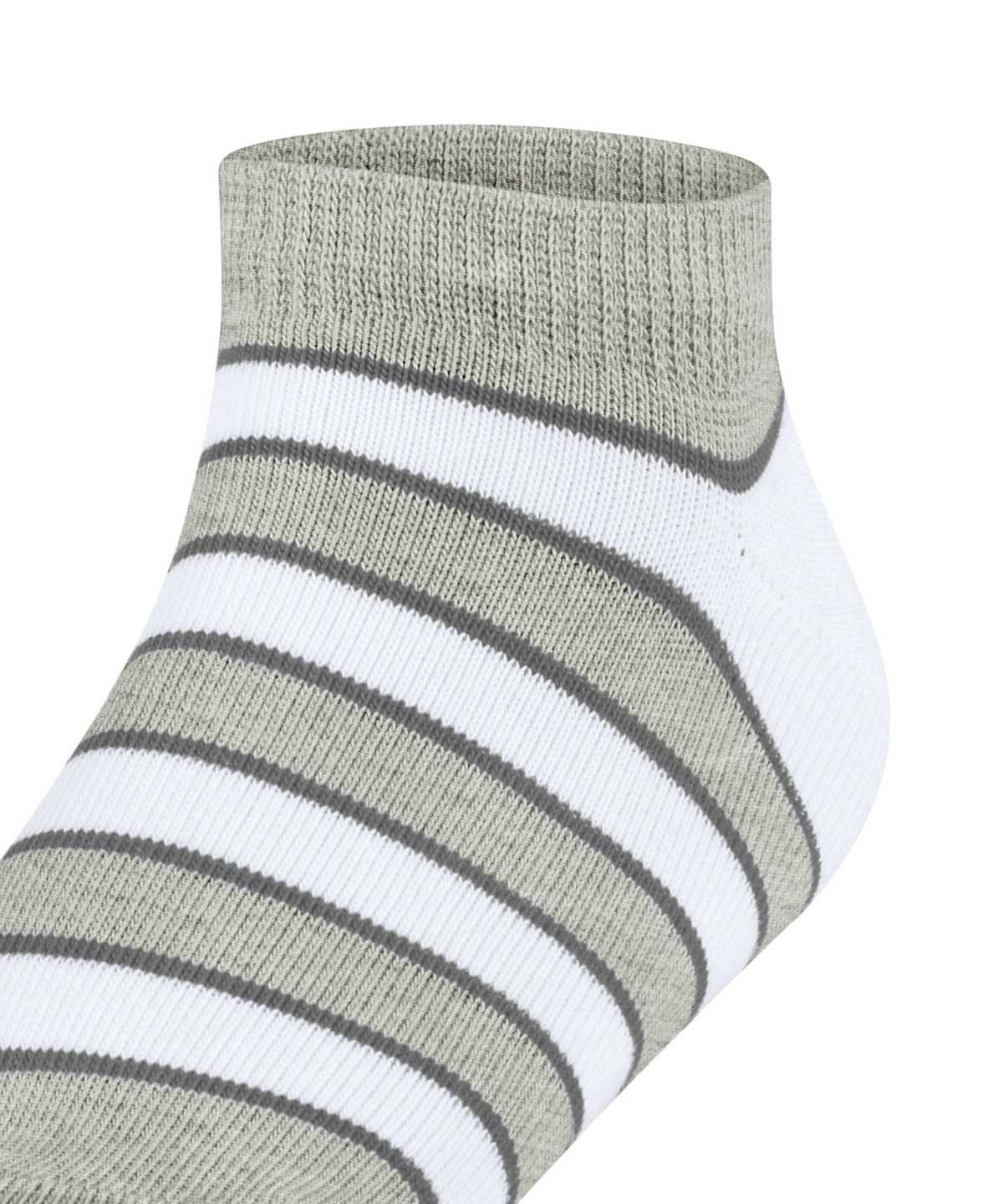 Kids' Falke Simple Stripes Sneaker socks Socks Grey | UMVGRN675