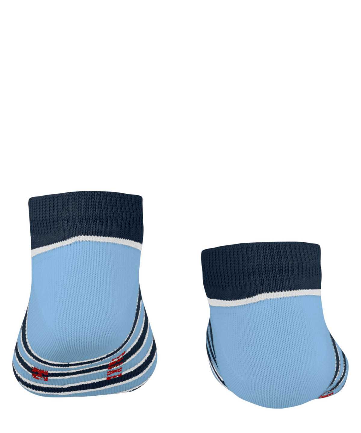 Kids' Falke Simple Stripes Sneaker socks Socks Blue | ZVDMXK276