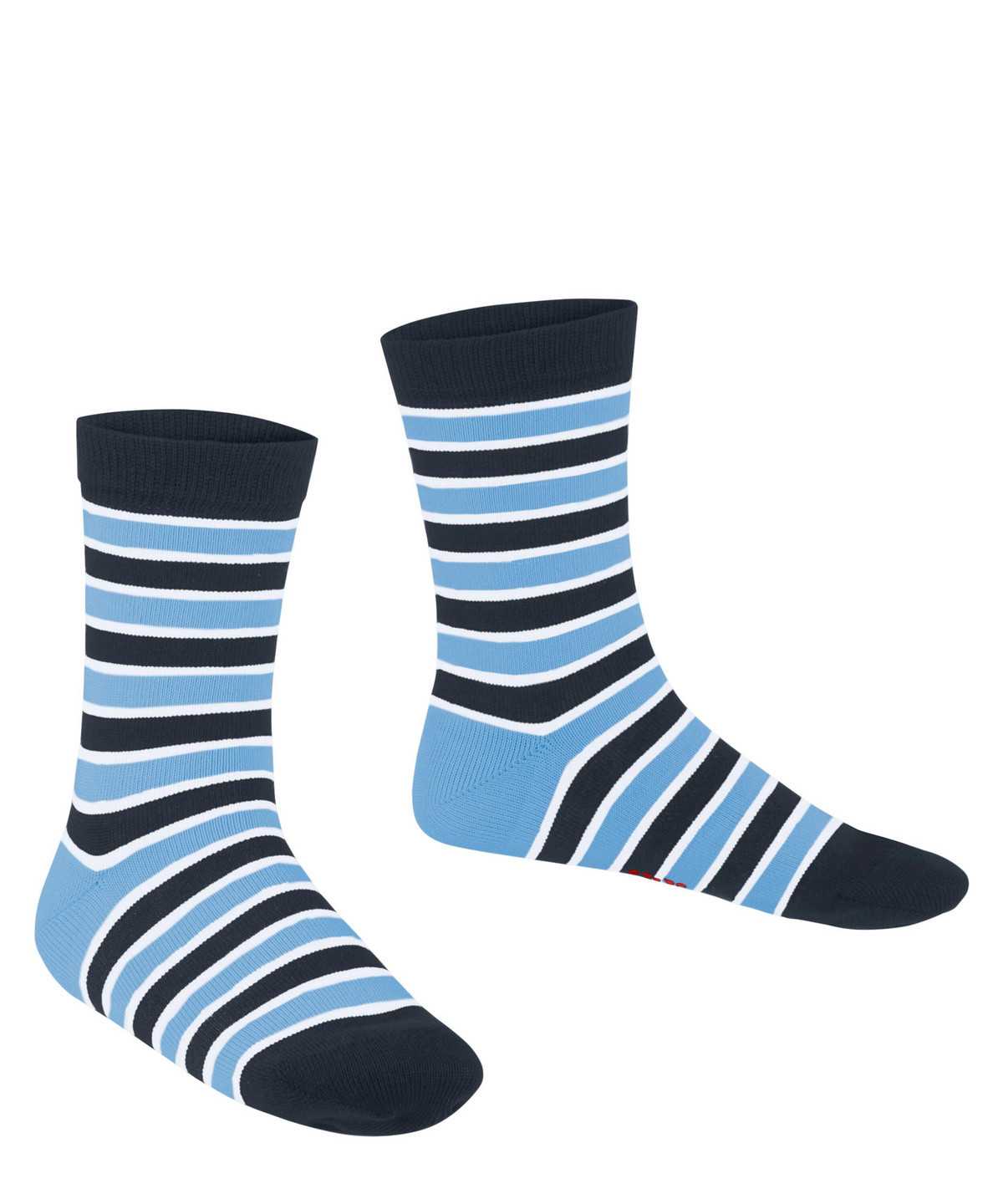 Kids' Falke Simple Stripes Socks Socks Blue | IHBKJR687